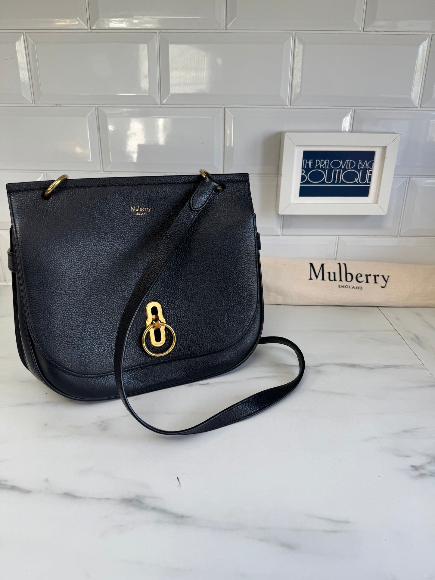 Mulberry Large Amberley - Black