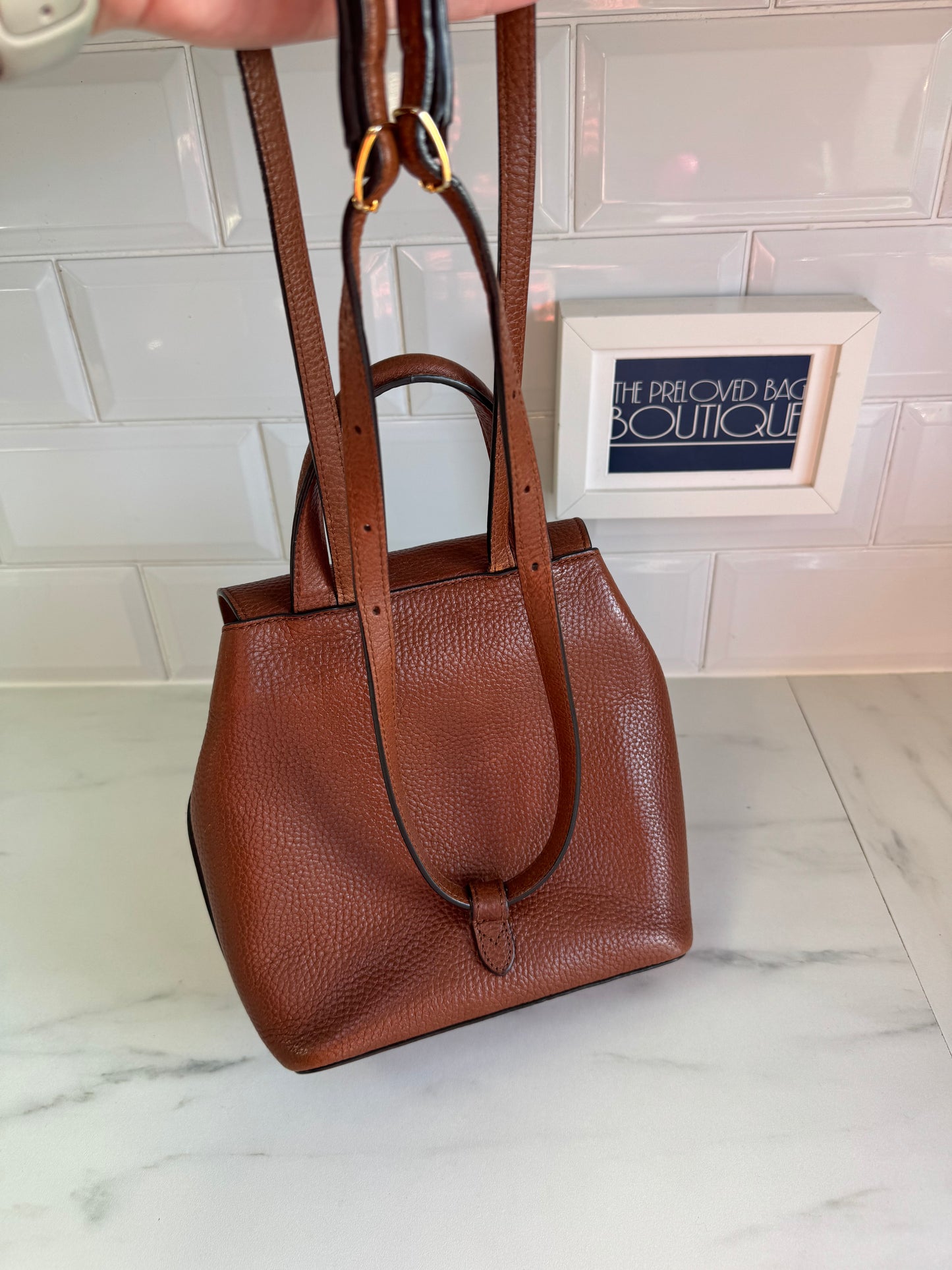 Mulberry Mini Bayswater Backpack - Oak