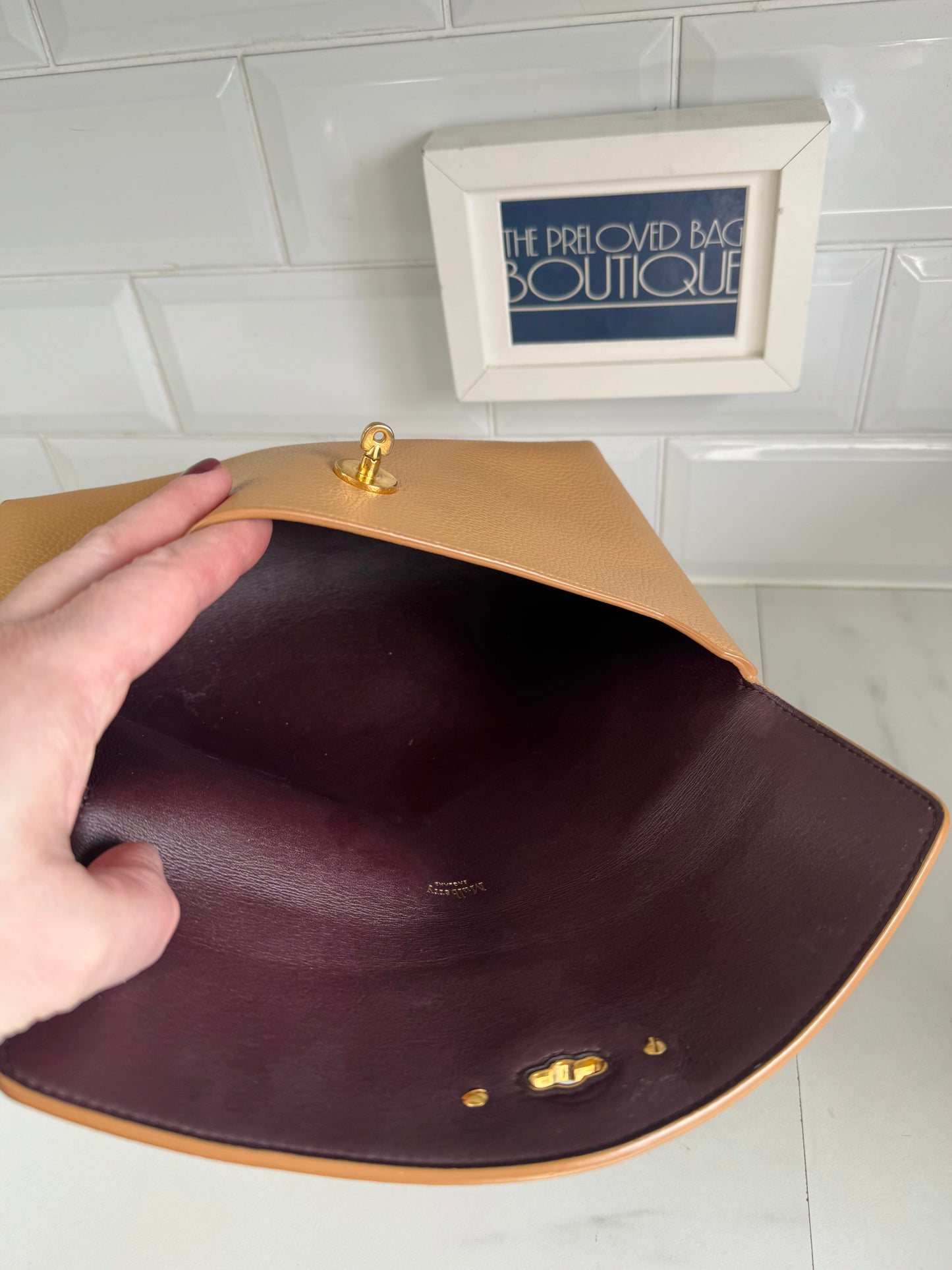 Mulberry Darley Cosmetic Pouch - Deer Brown