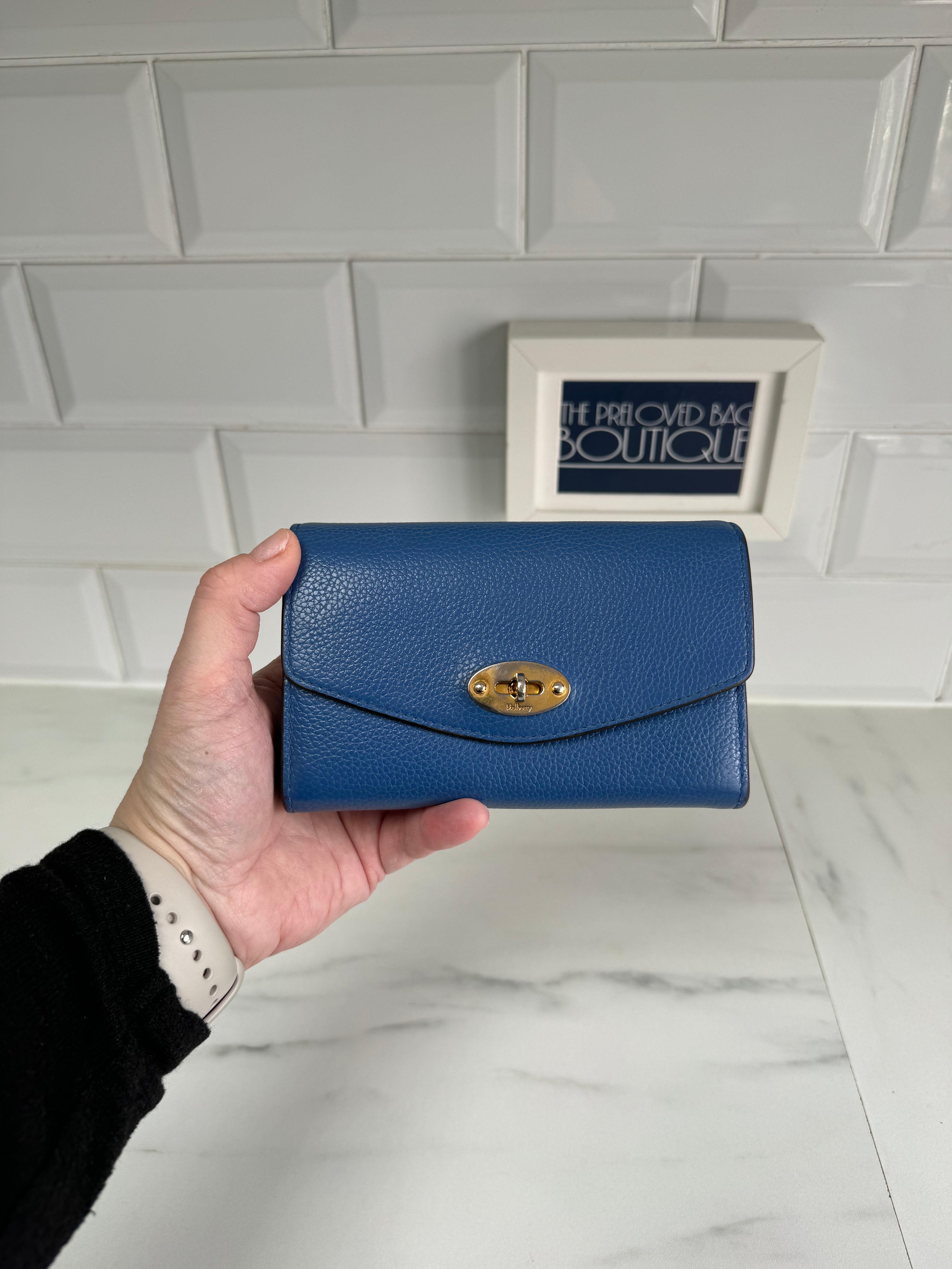 Womens Mulberry blue Grained Leather Bayswater Shoulder Bag | Harrods #  {CountryCode}