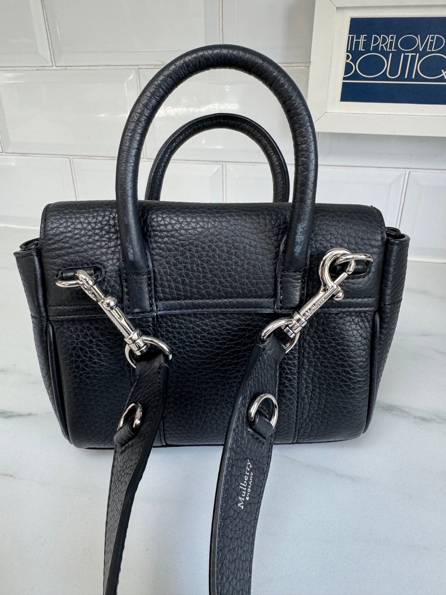 Mulberry Mini Bayswater - Black