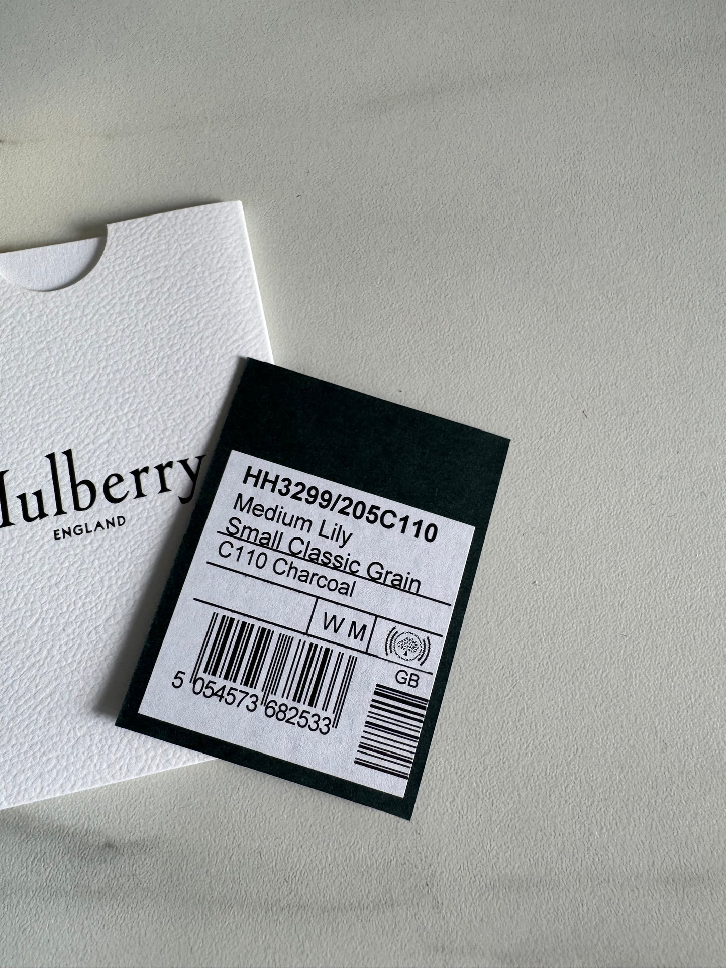 Mulberry Medium Lily - Charcoal