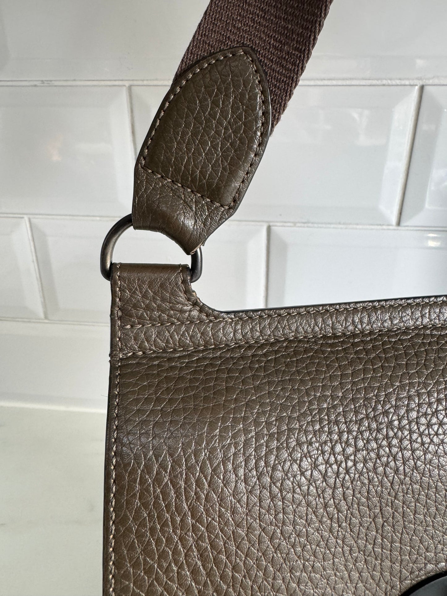 Mulberry Small Antony - Dark Palm