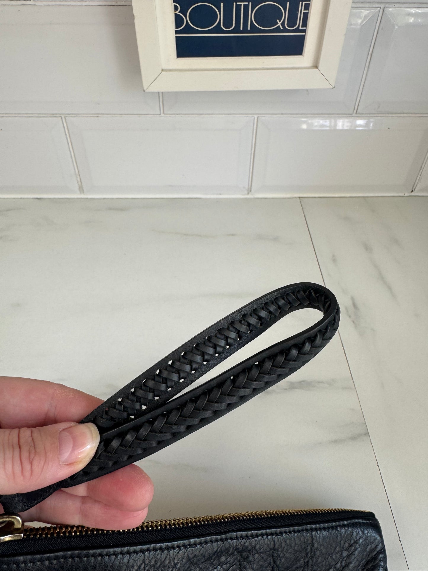 Mulberry Effie Wristlet Pouch - Black