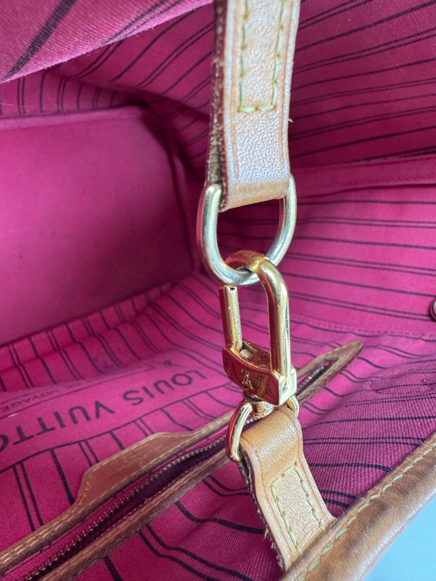 Louis Vuitton Limited Edition 2016 Bay MM Neverfull - Pink and Brown