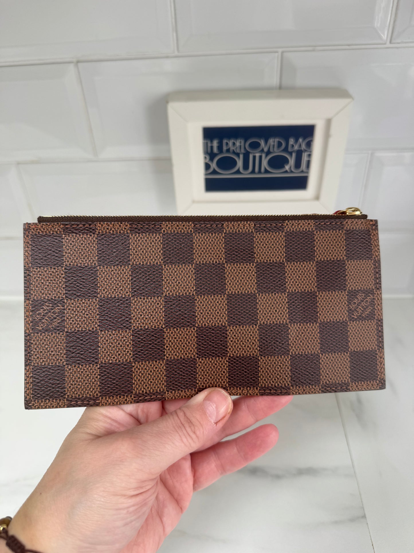 Louis Vuitton Felice Zip top Pouch - Damier Ebene