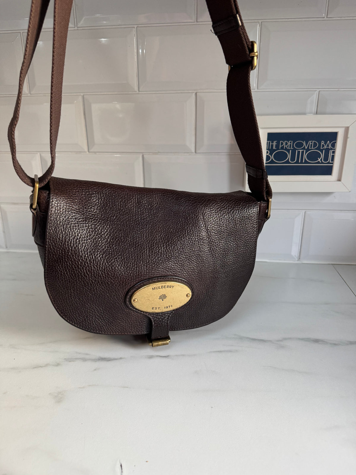 Mulberry Bonnie Satchel - Chocolate Brown