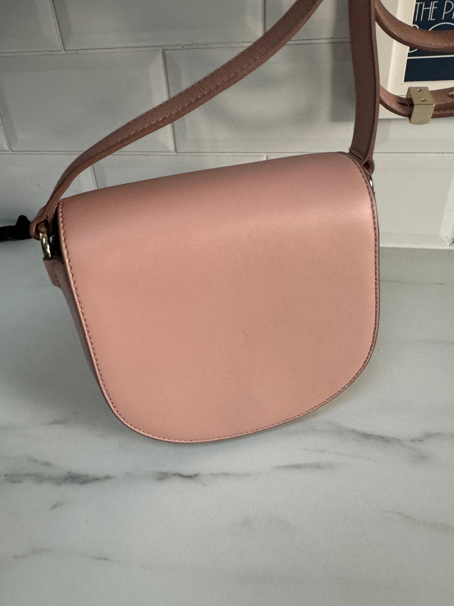 Alexander Wang Alpha Lia Saddle Bag - Blush Pink