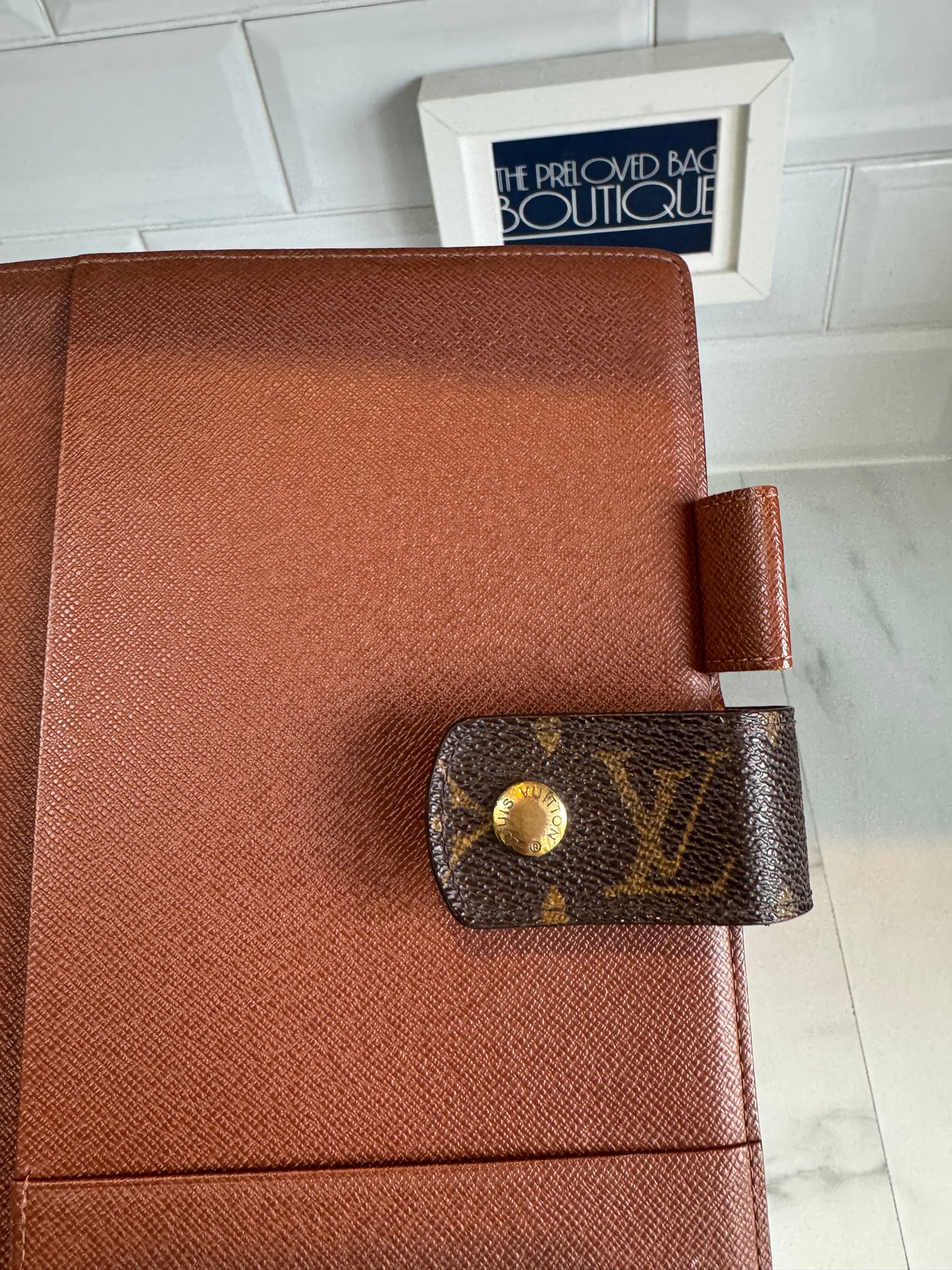 Louis Vuitton Large Ring Agenda Cover - Monogram Brown