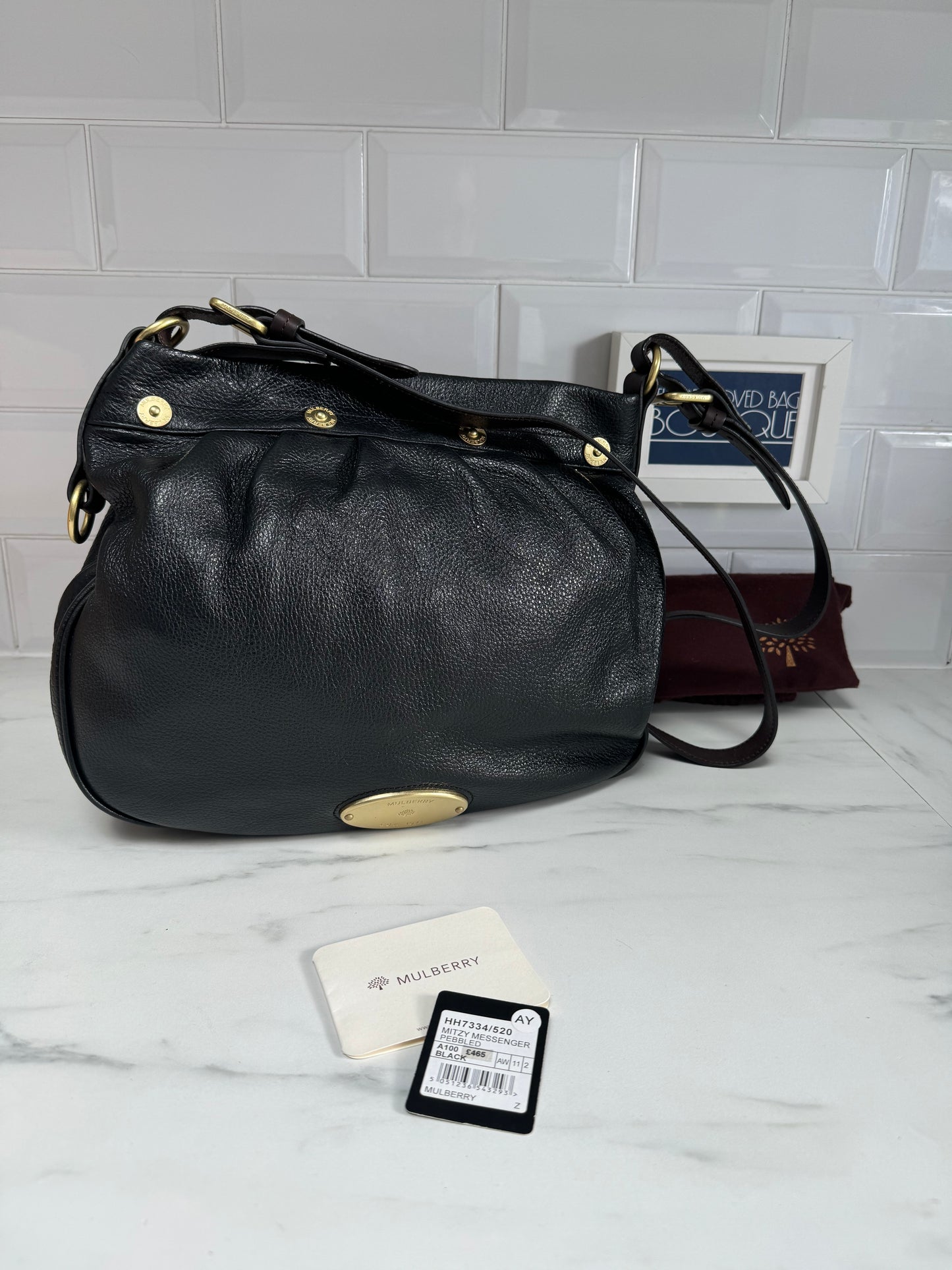 Mulberry Mitzy Messenger - Black