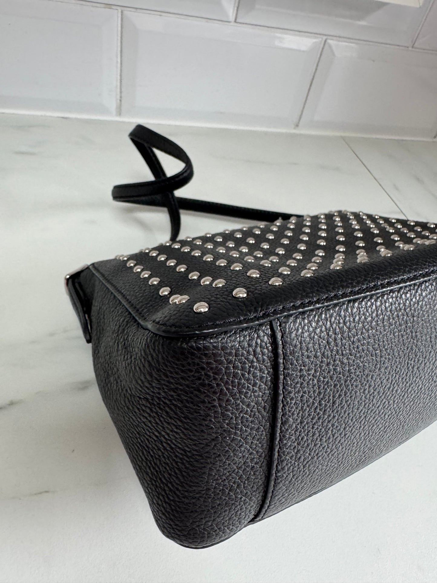 Mulberry Mini Keeley - black with silver studs