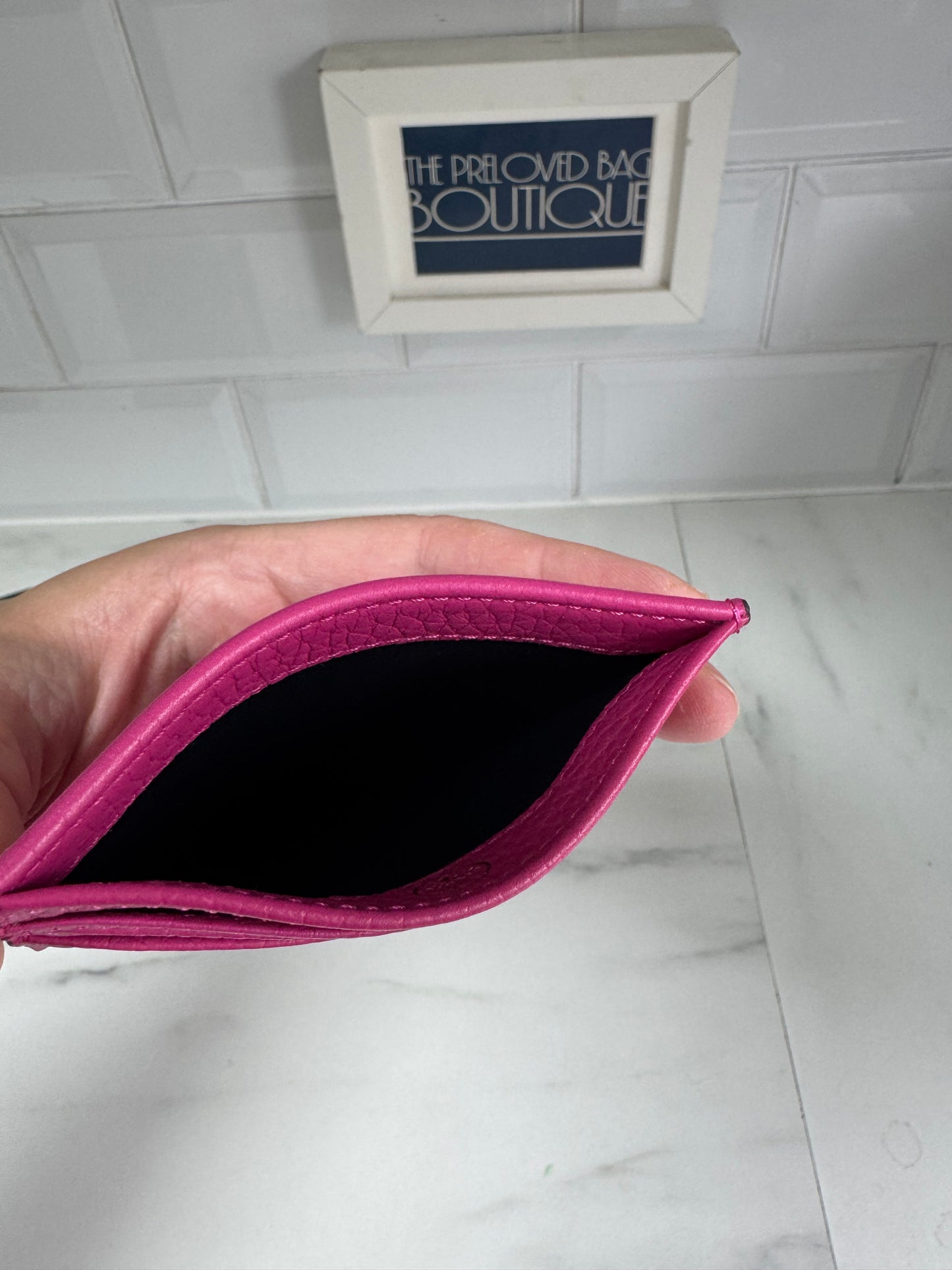 Mulberry Zipped Card Holder - Pink