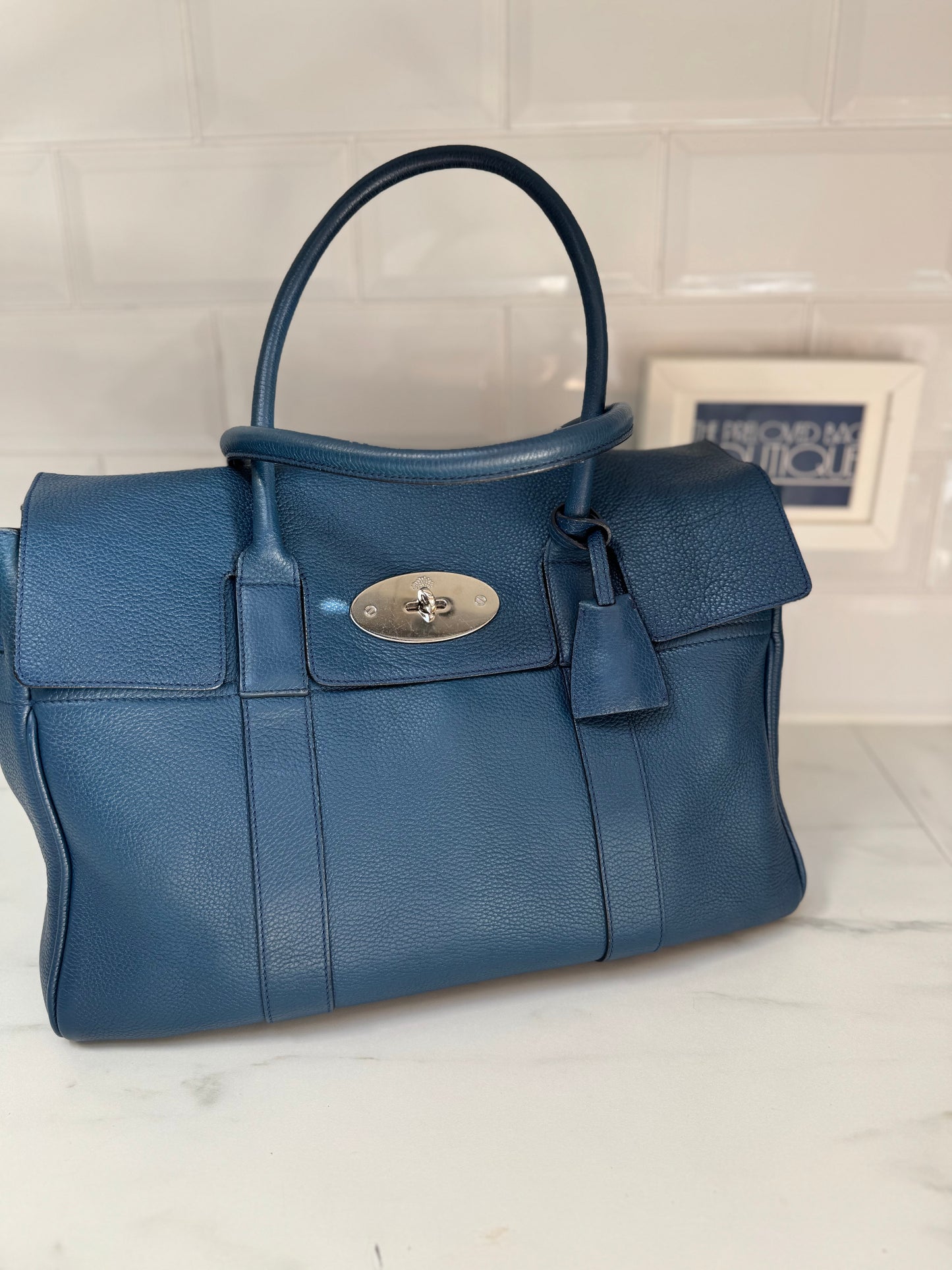 Mulberry Heritage Bayswater & Liner - Dark Blue
