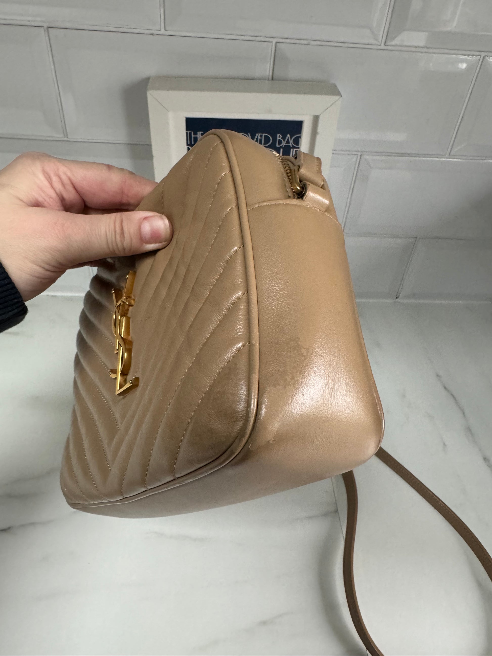 Saint Laurent (YSL) Lou Camera Bag Toffee - Main Image
