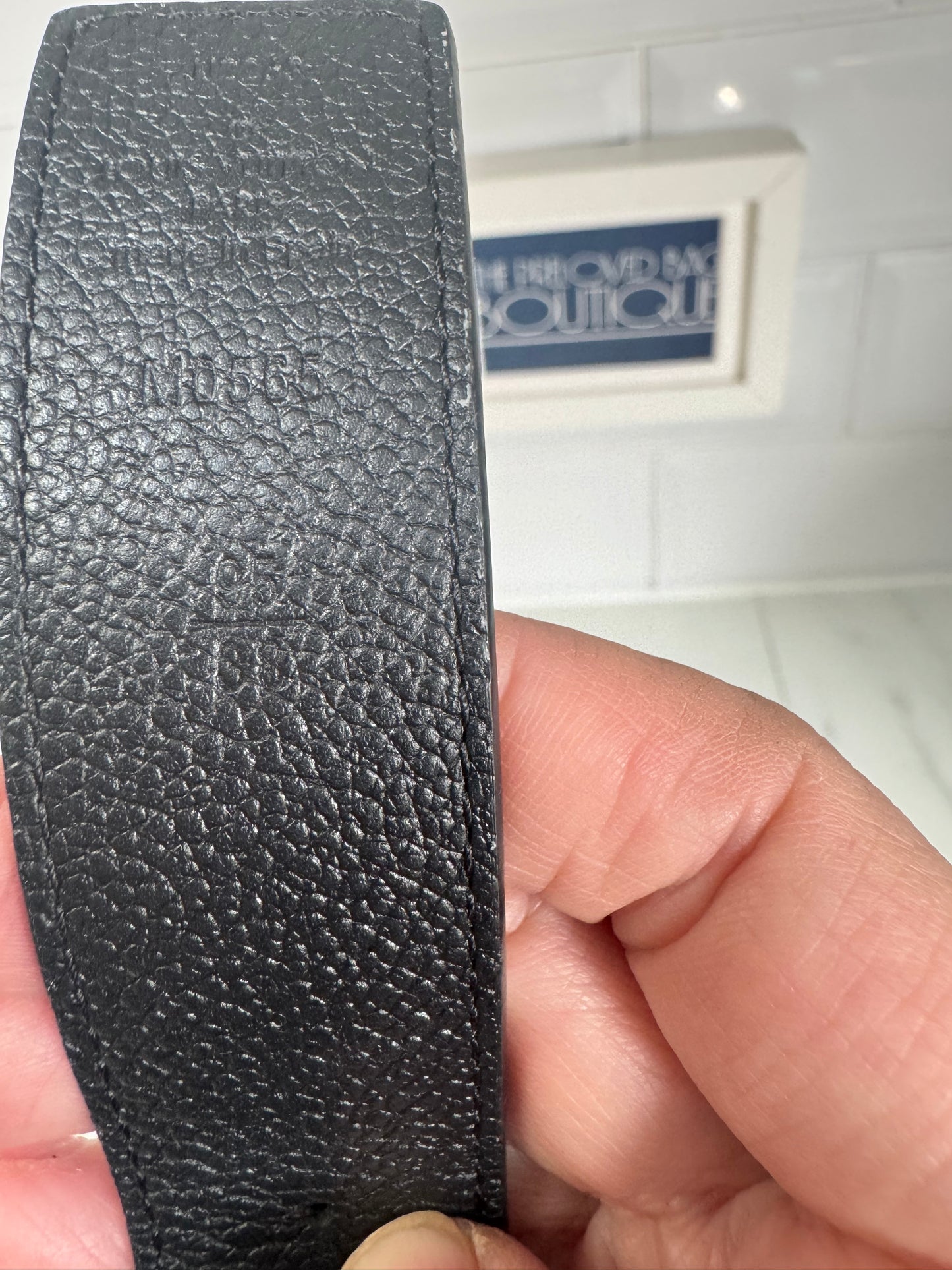 Louis Vuitton Initiales Belt - Black/Brown Monogram