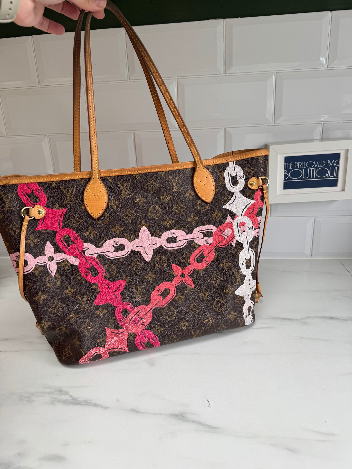 Louis Vuitton Limited Edition 2016 Bay MM Neverfull - Pink and Brown
