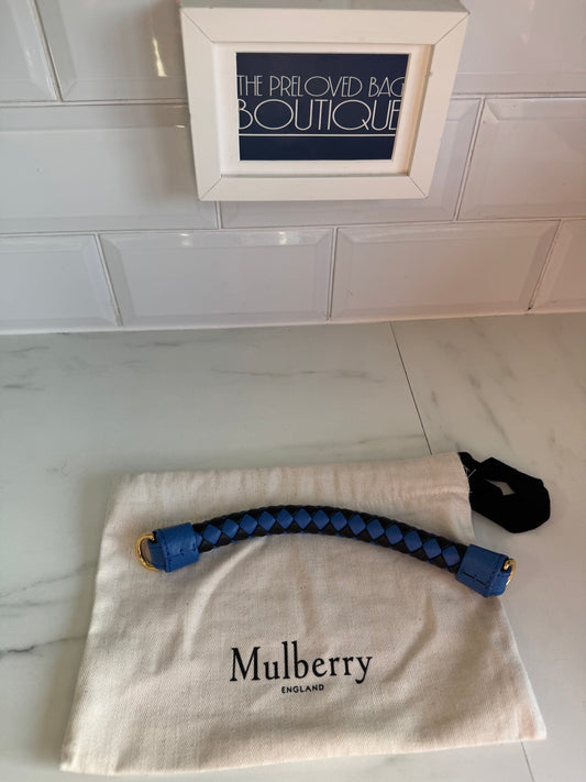 Mulberry Iris Handle - Porcelain Blue & Black