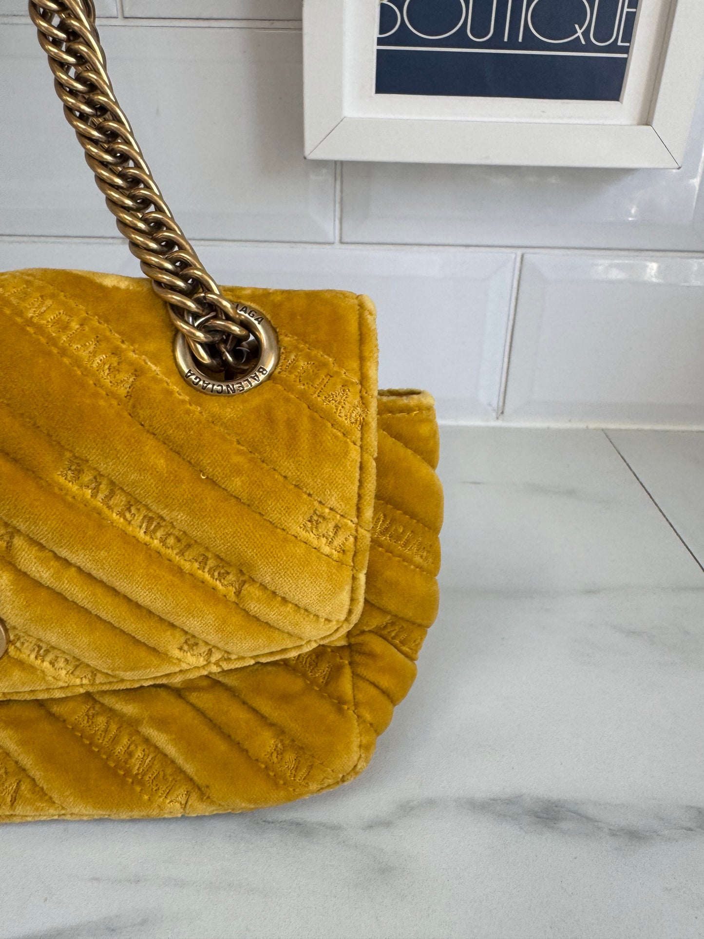 Balenciaga Camera Bag - Ochre/Mustard