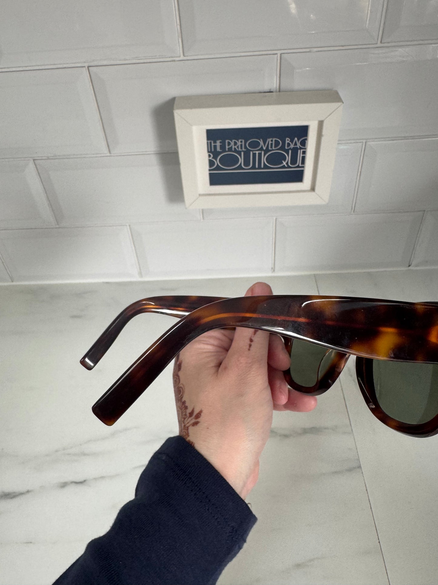 Saint Laurent (YSL) Sun SL/M95 Sunglasses - tortoiseshell