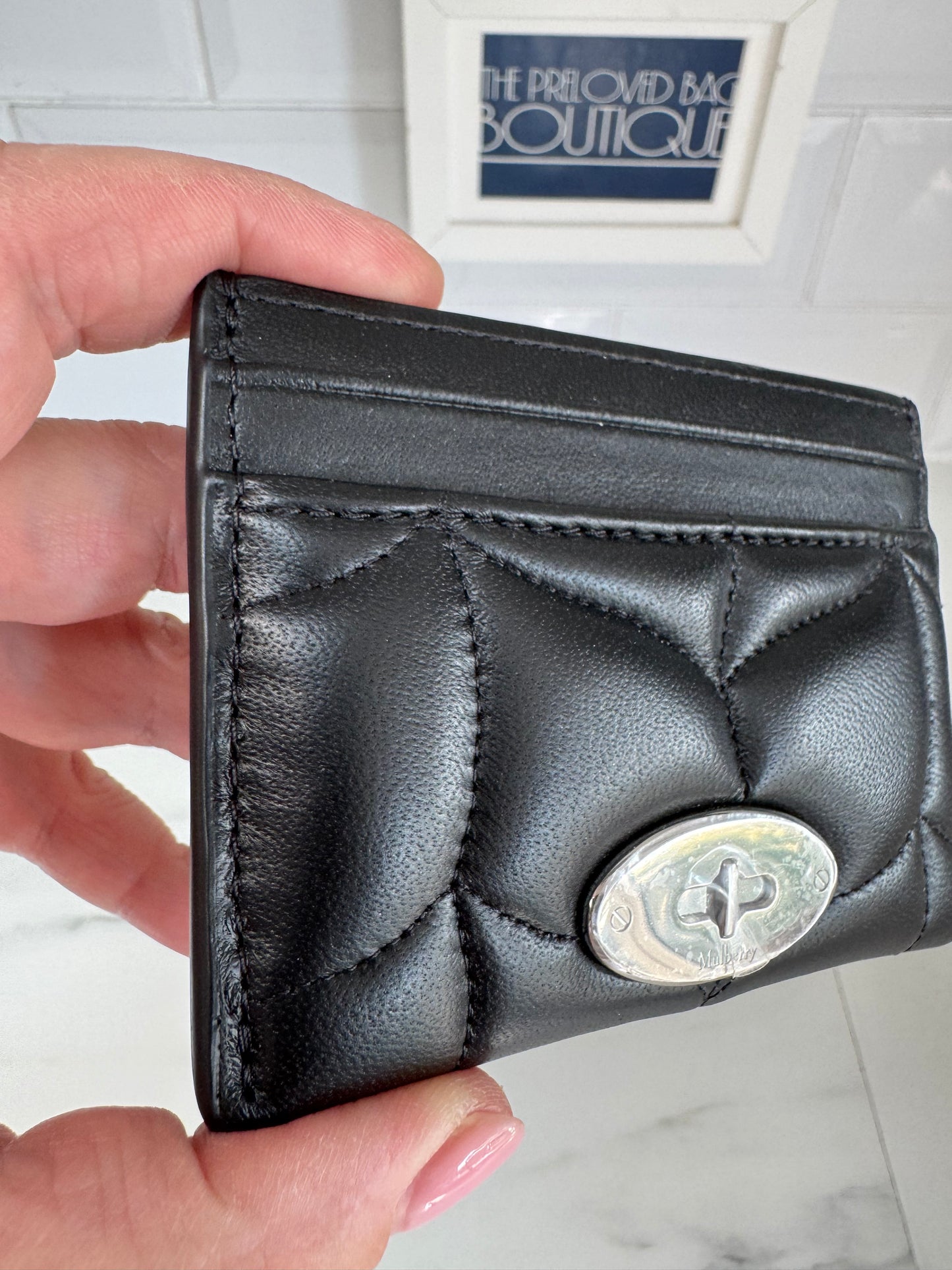 Mulberry Softie Card Holder - Black