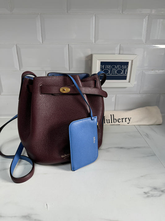 Mulberry Abbey Bucket Bag - Oxblood