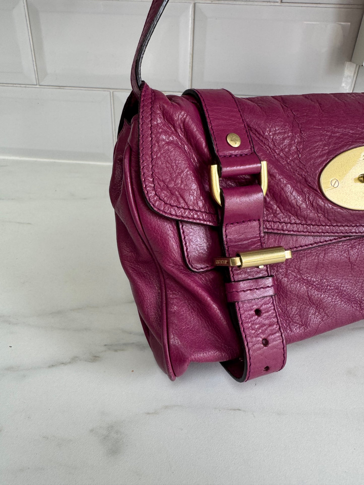 Mulberry Alexa Clutch - Plum