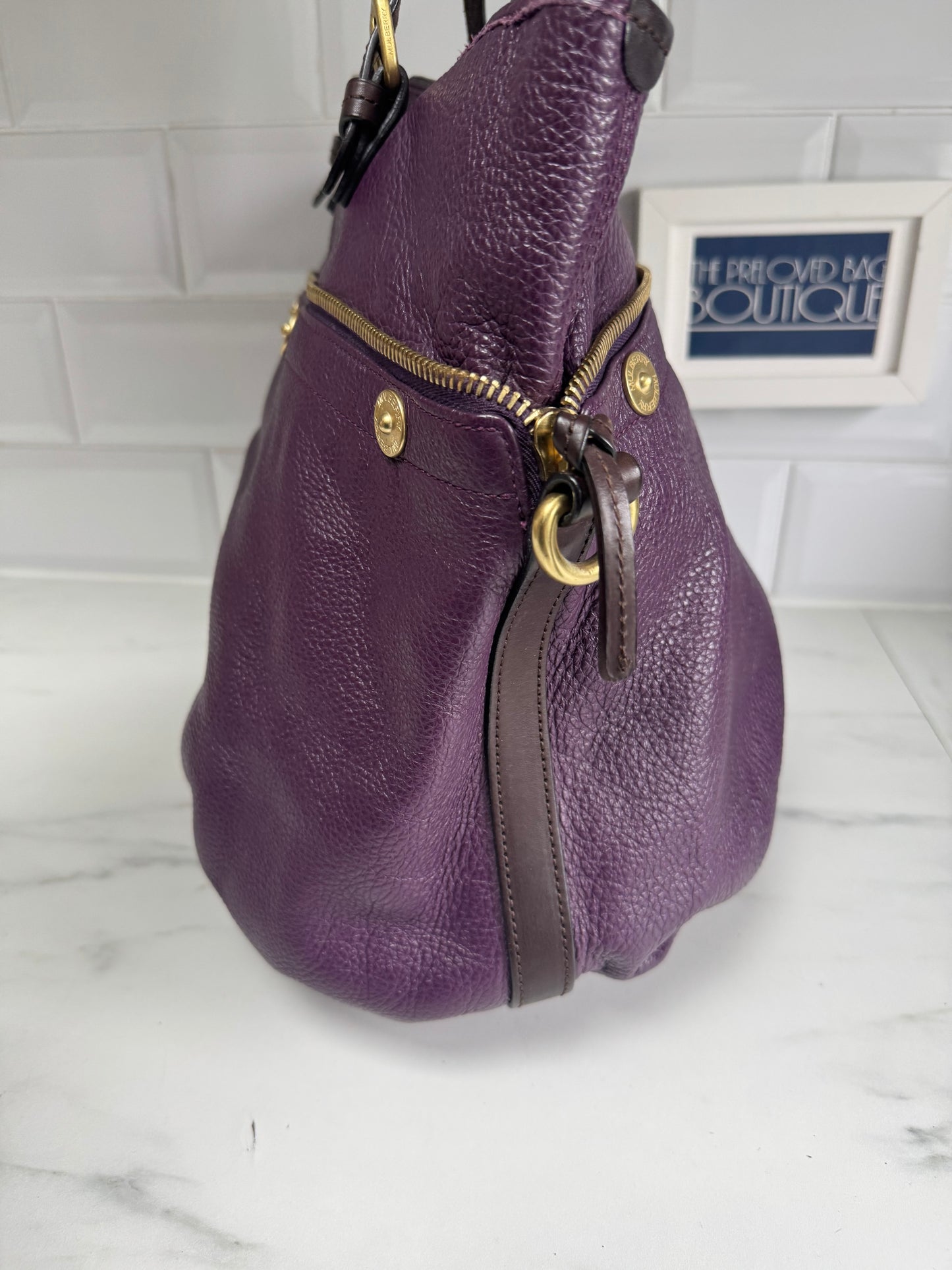 Mulberry Mitzy Tote - Eggplant