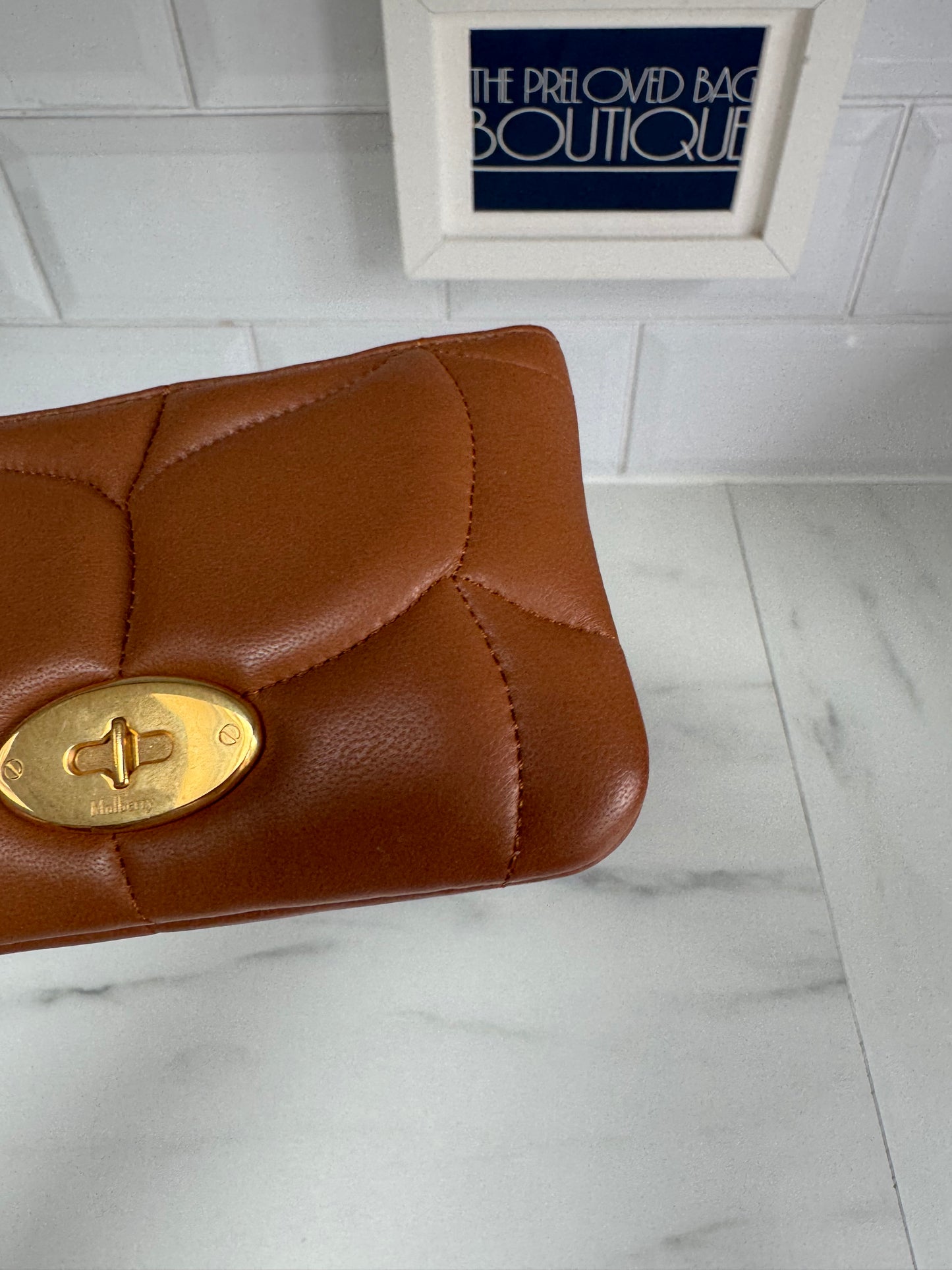 Mulberry Zipped Coin Purse - Tobacco