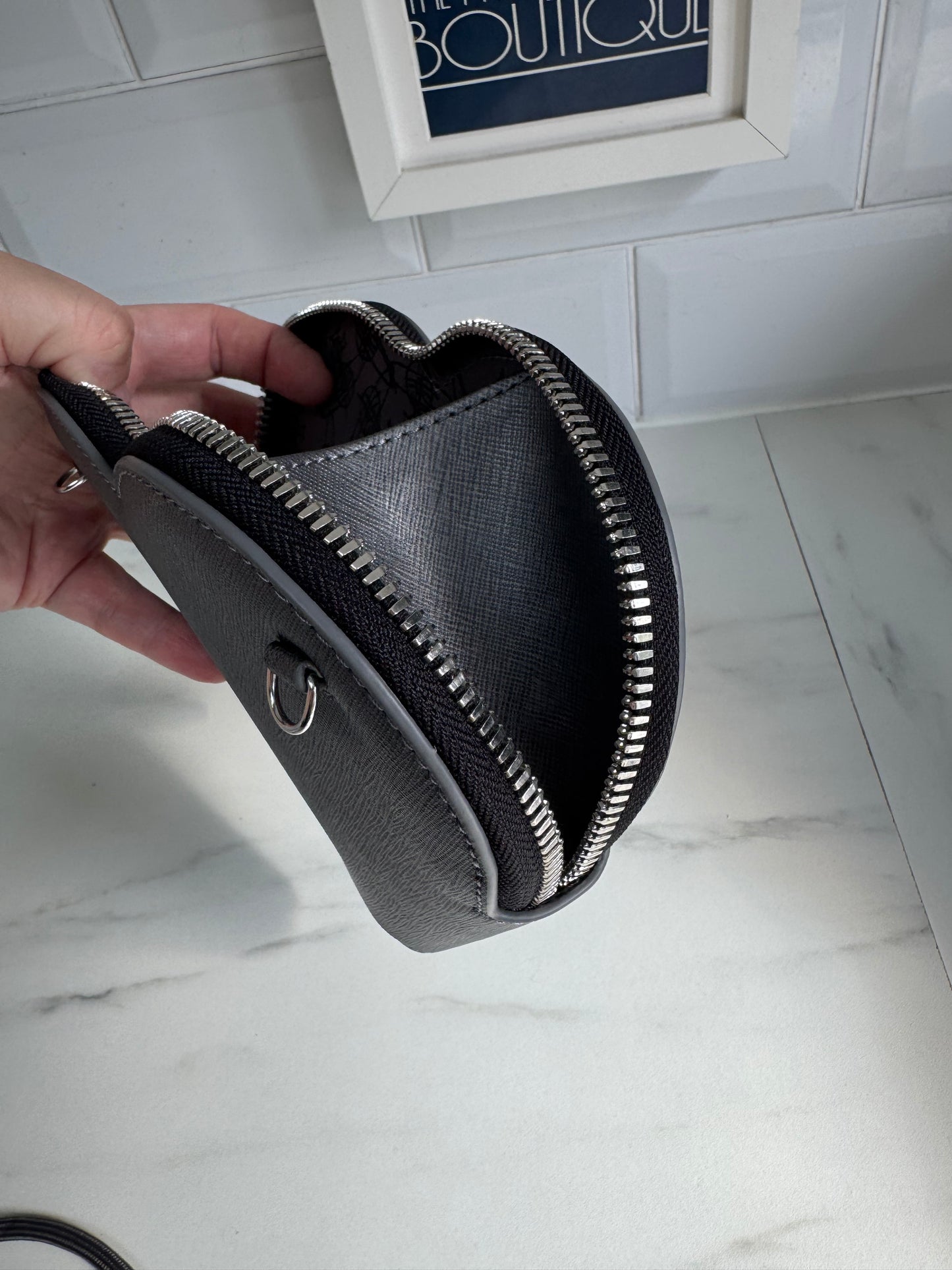 Vivienne Westwood Heart Bag - Anthracite Grey