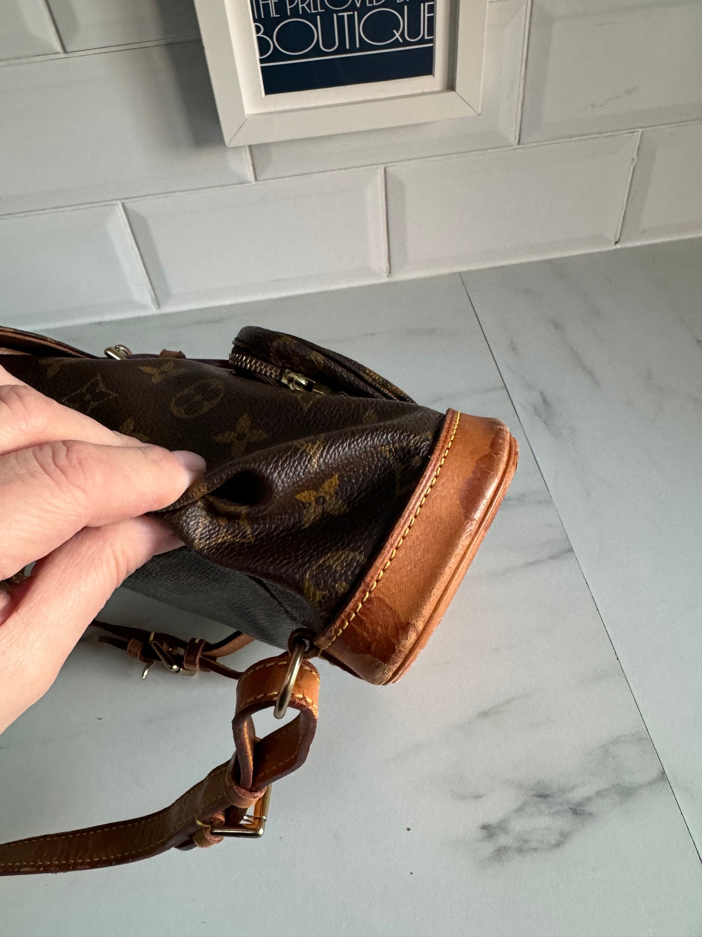 Louis Vuitton Vintage Montsouris Mini Backpack - Monogram