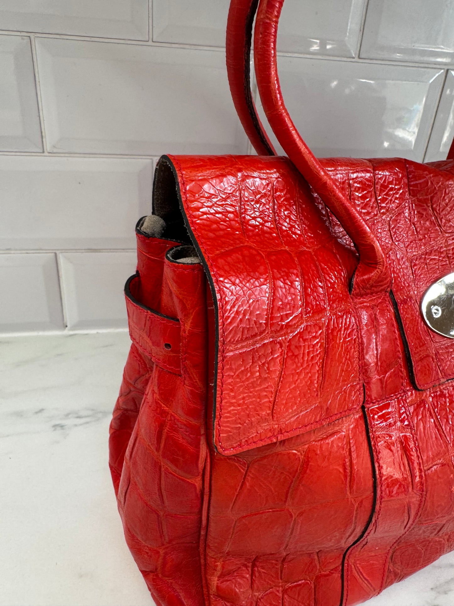 Mulberry Bayswater - Tomato Red Patent