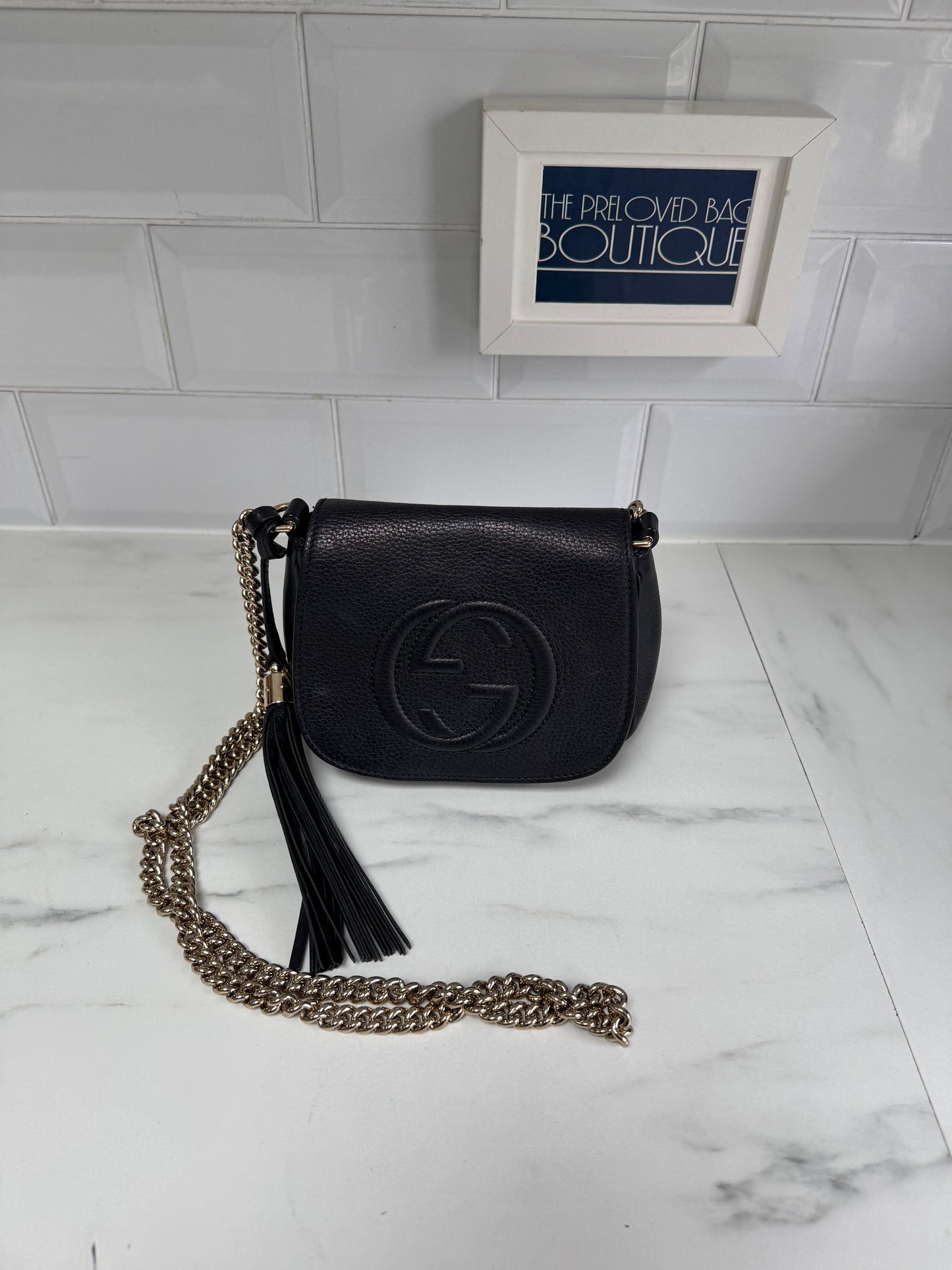 Gucci Small Soho Flap - Black