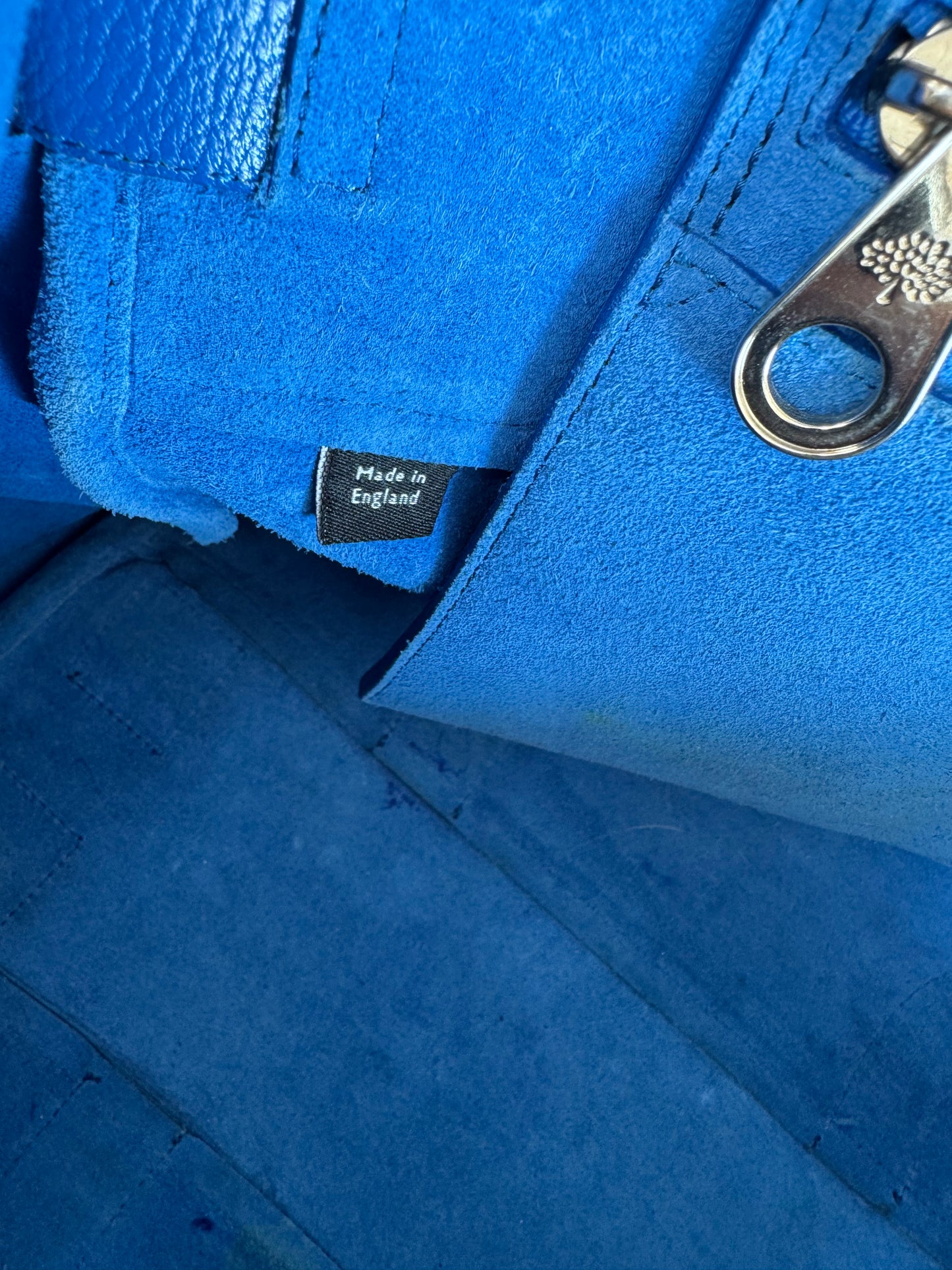 Mulberry Heritage Bayswater - Electric Blue
