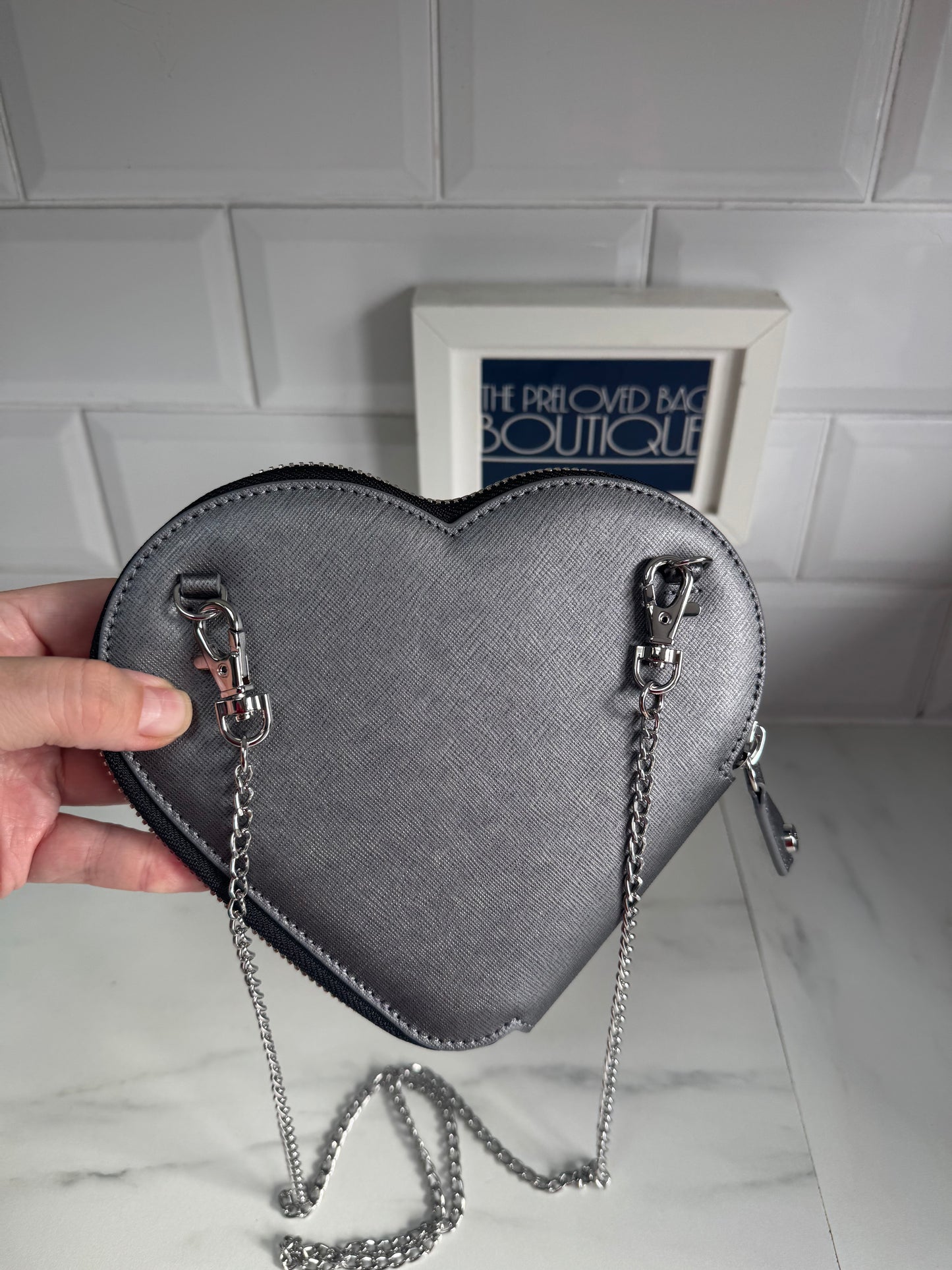 Vivienne Westwood Heart Bag - Anthracite Grey