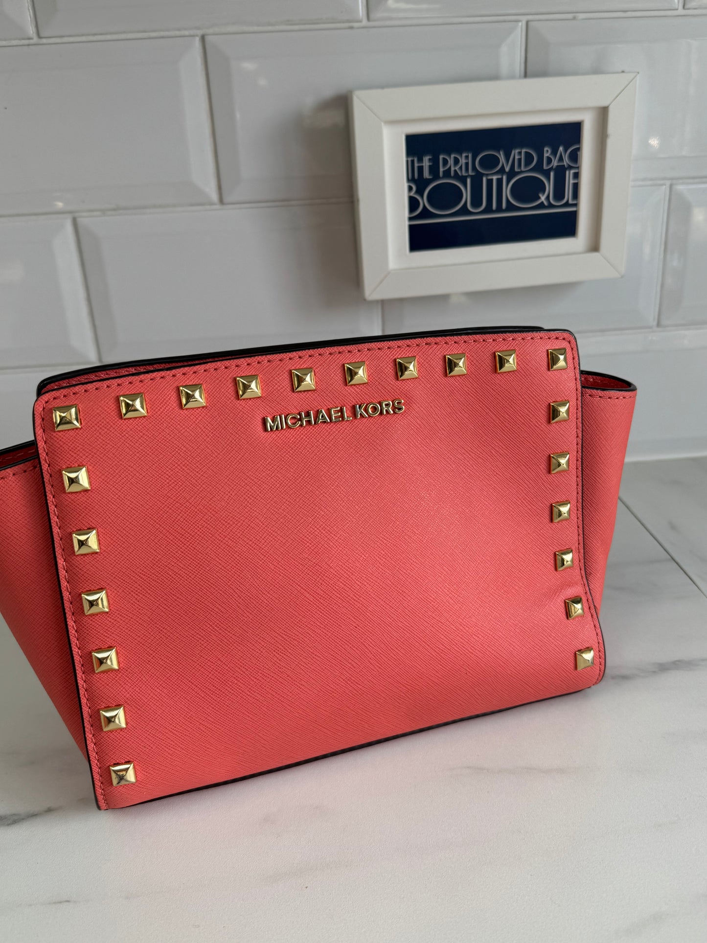 Michael Kors Selma Bag - Coral