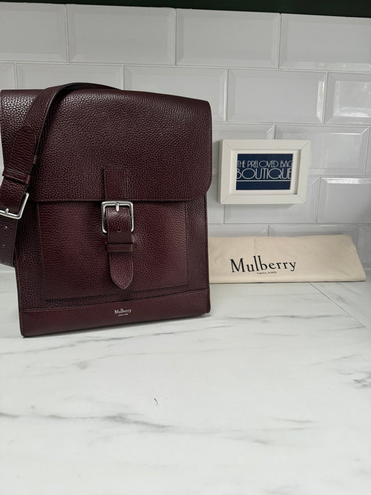 Mulberry Chiltern Messenger - Oxblood (Burgundy)