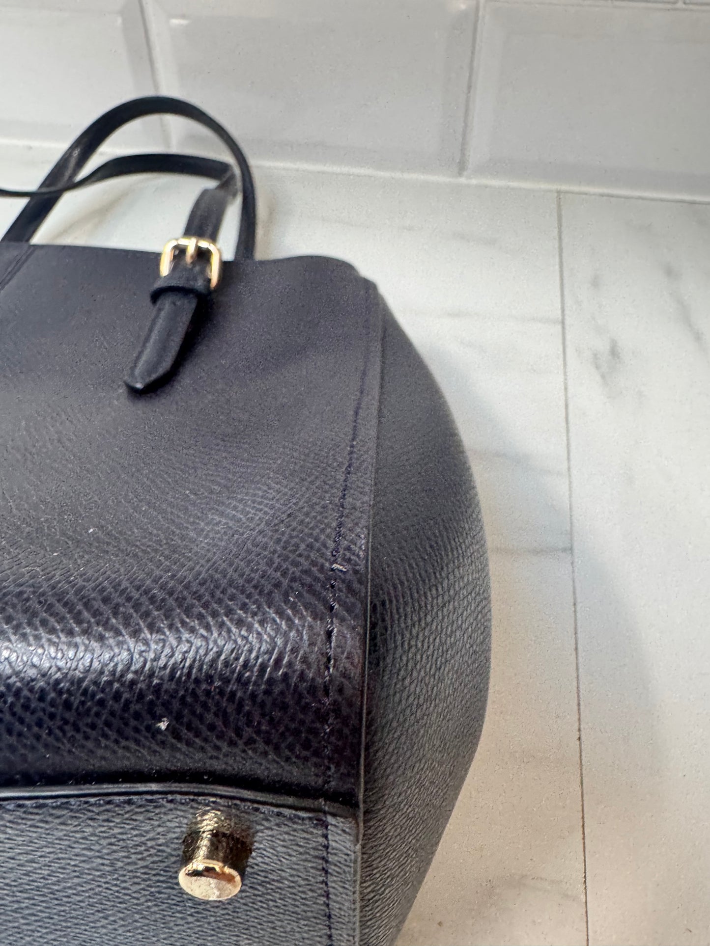 Coach Turnlock Carryall - Navy