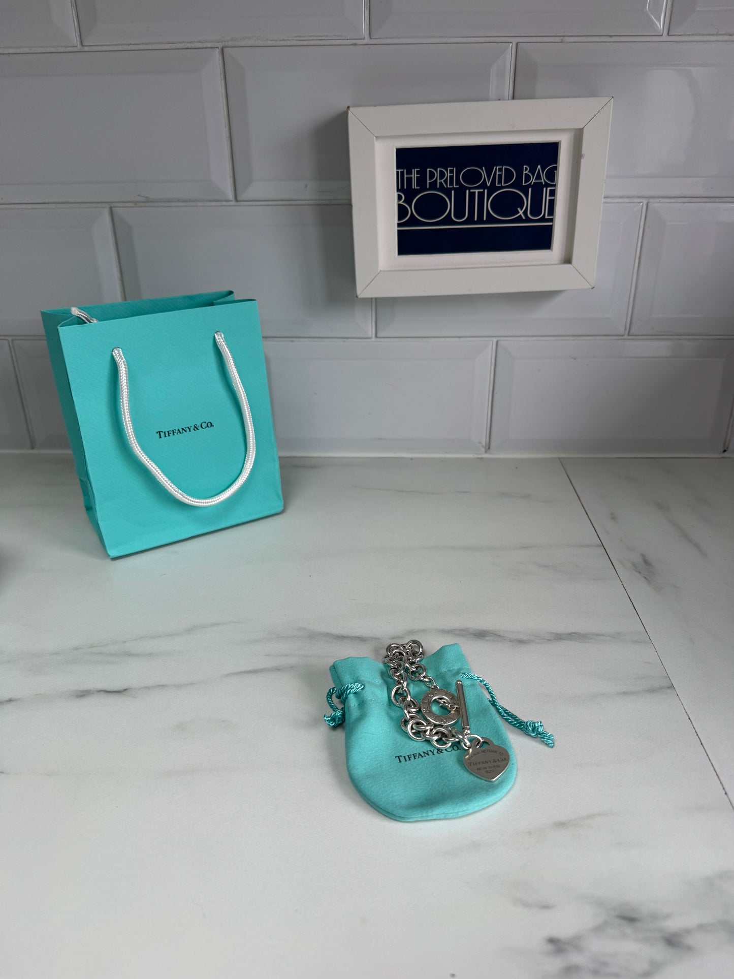 Tiffany & Co Toggle Heart Tag Bracelet - Silver