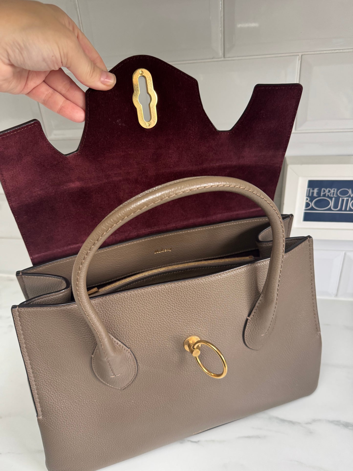 Mulberry Large Seaton - Clay