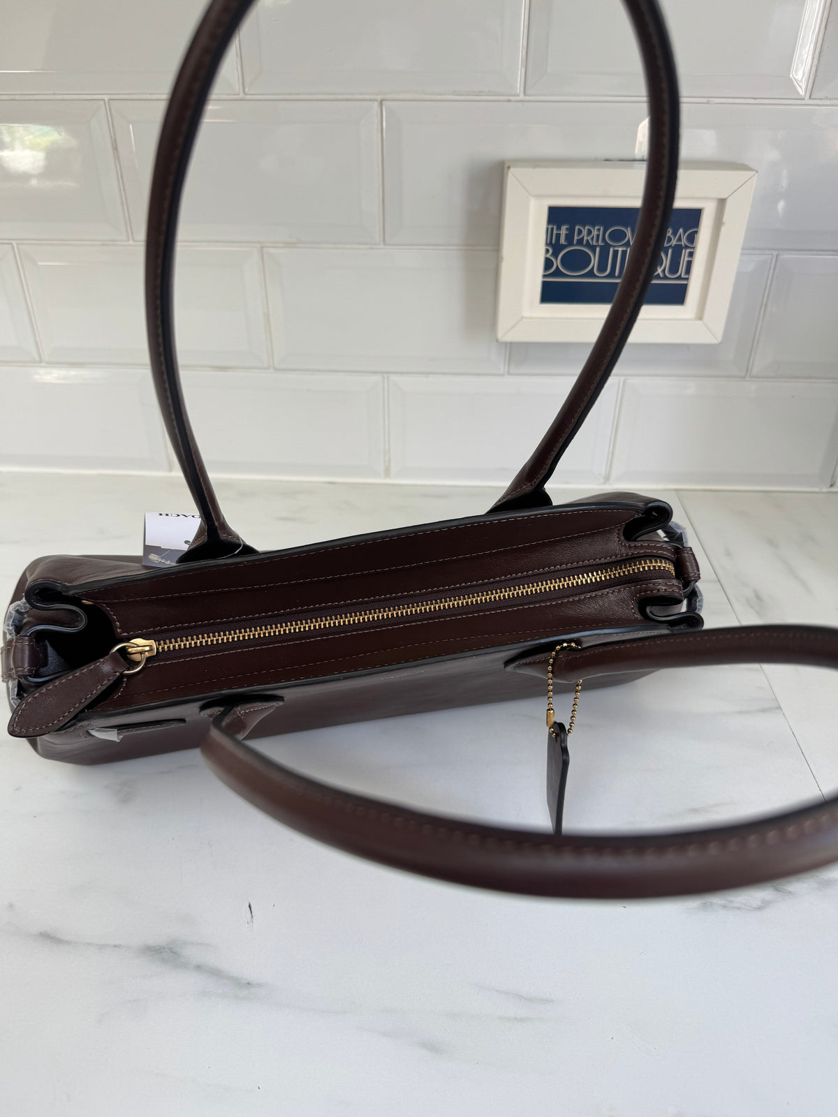 Coach Empire Carryall 34- Chocolate Brown