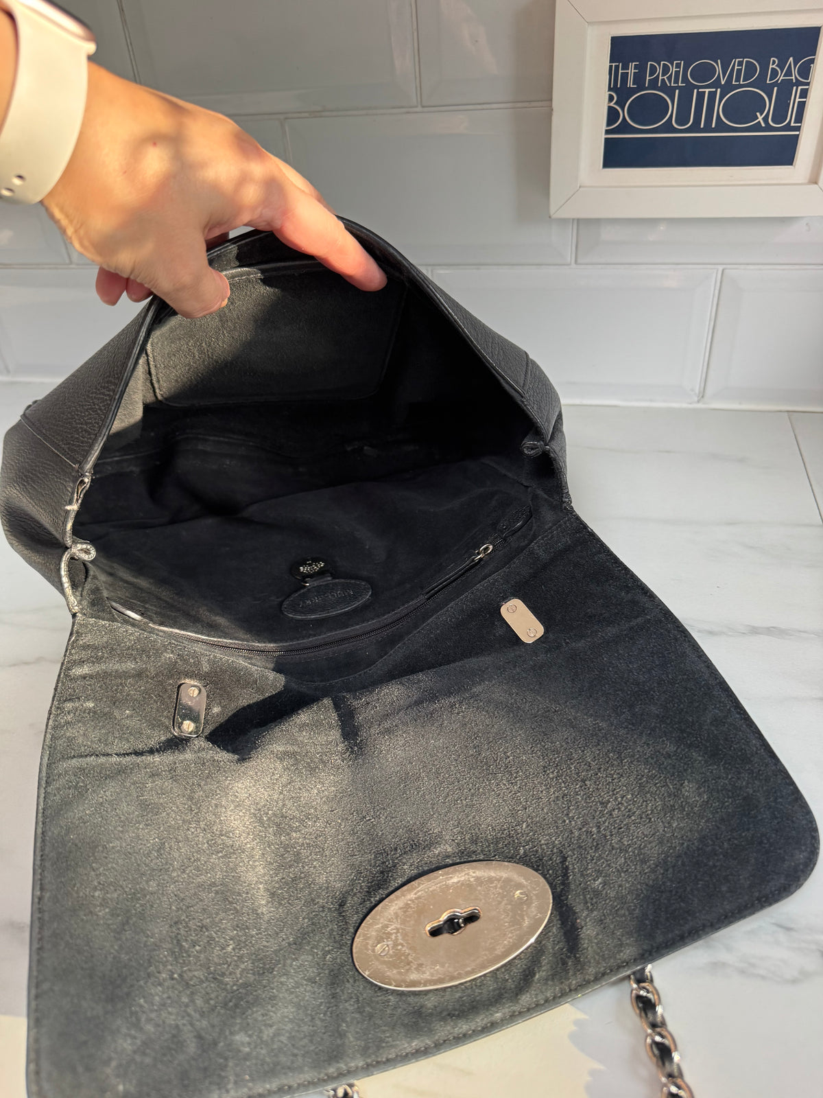 Mulberry Medium Lily - Black