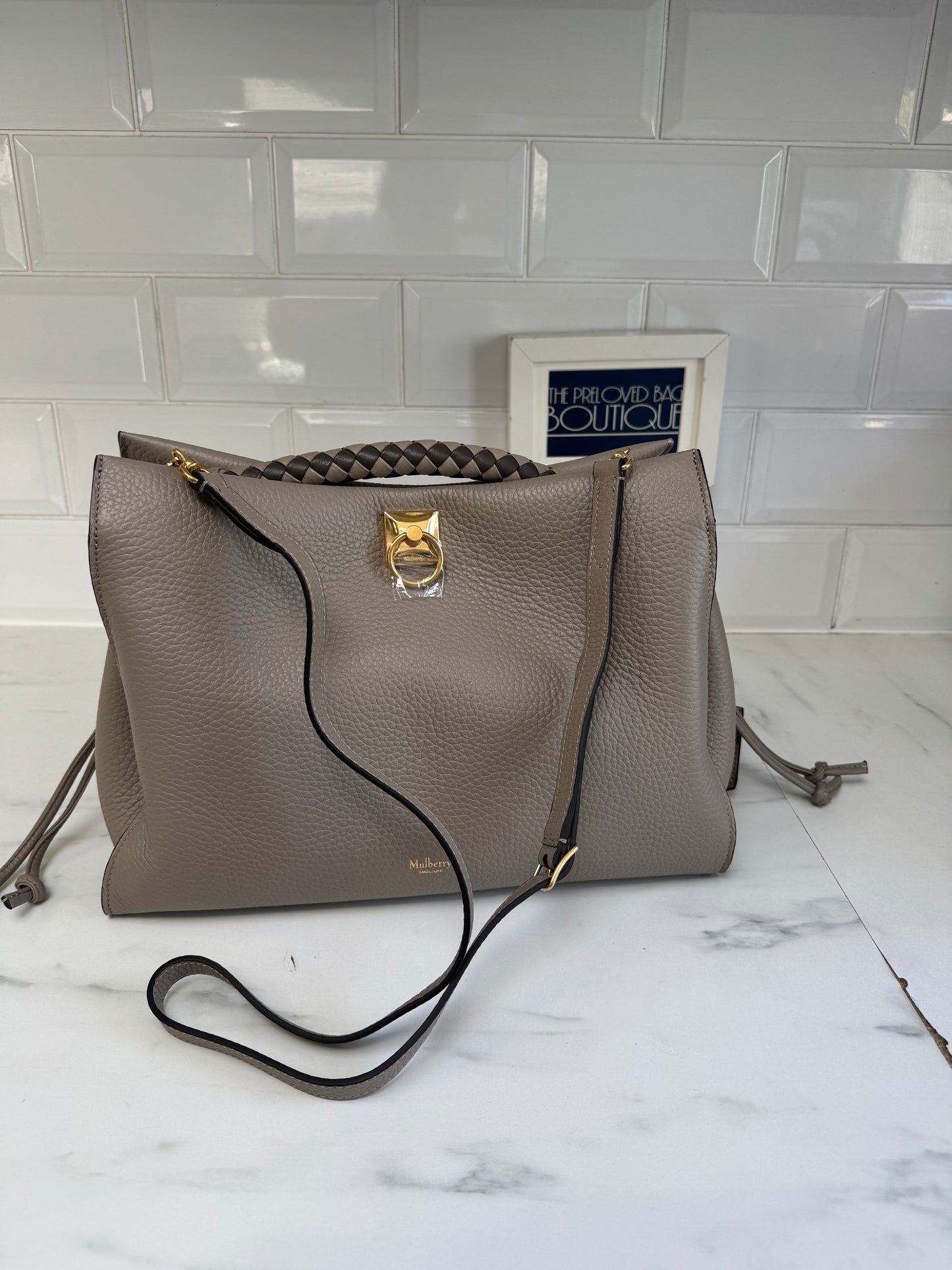 Mulberry Large Iris - Grey