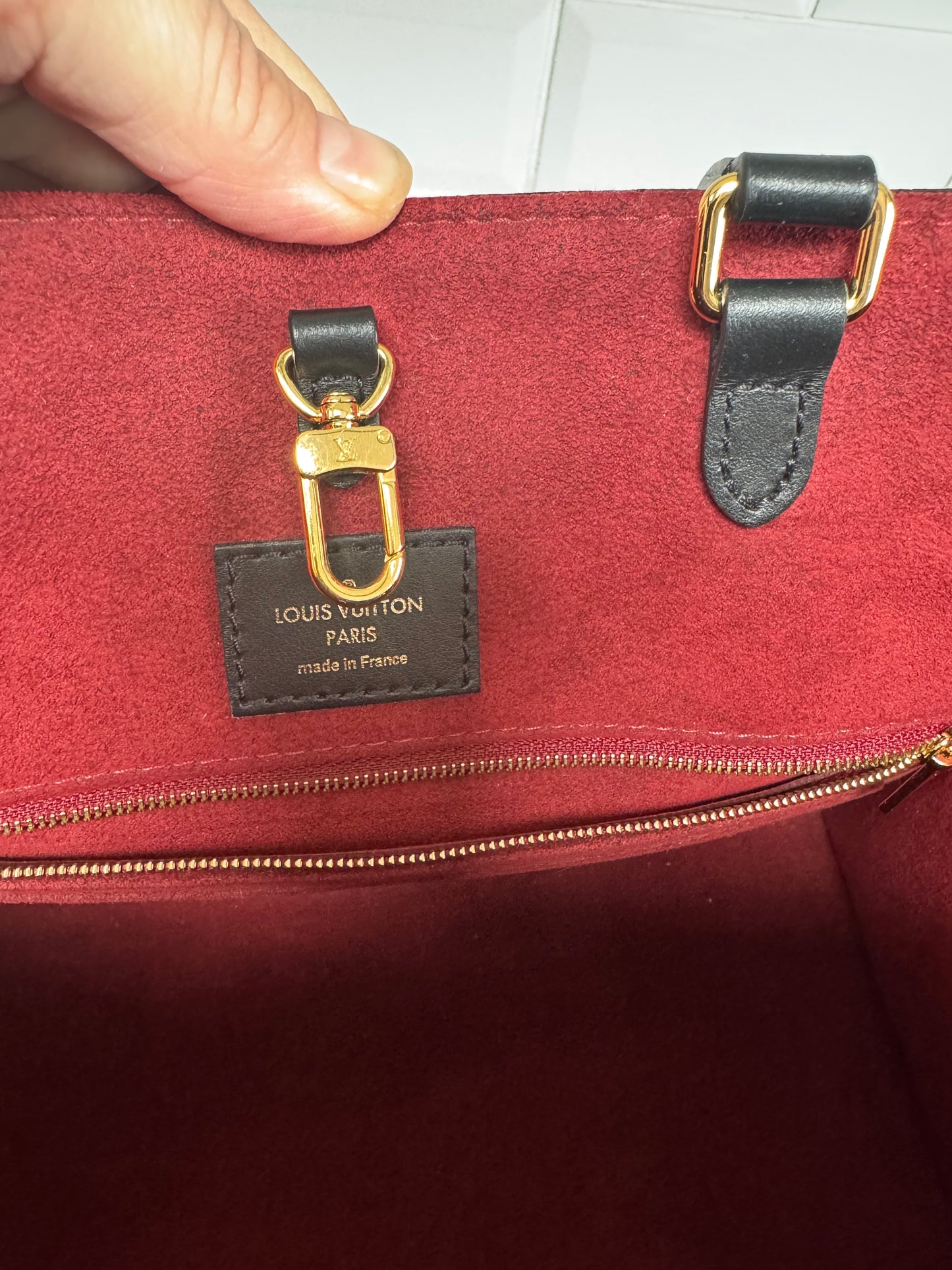Louis Vuitton OnTheGo MM Bicolor Monogram Emperiente - Black and White