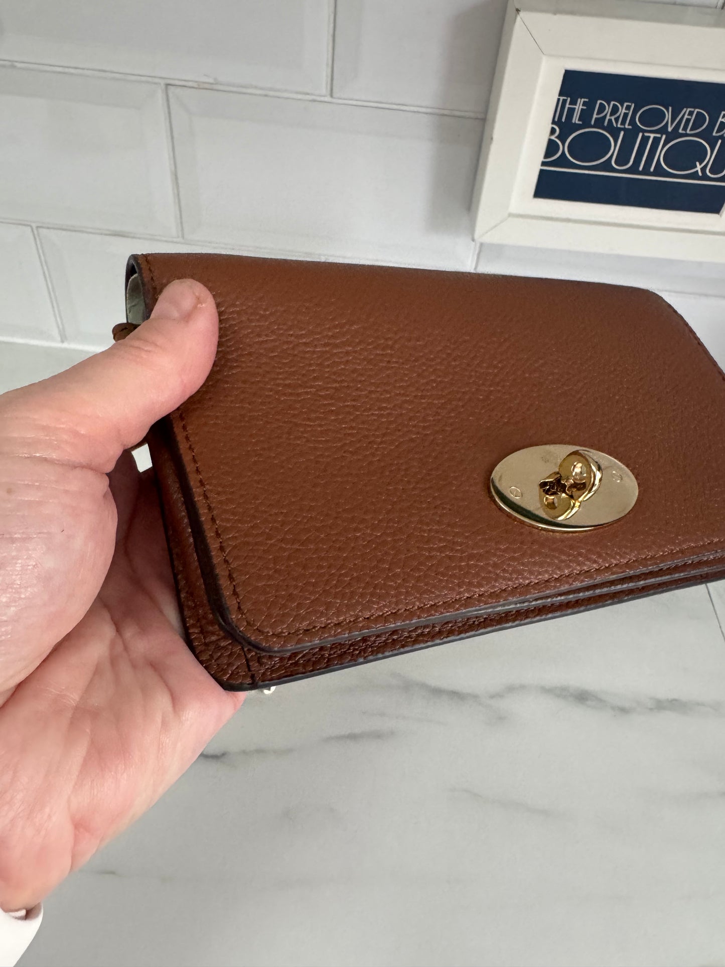 Mulberry Bayswater Clutch - Oak
