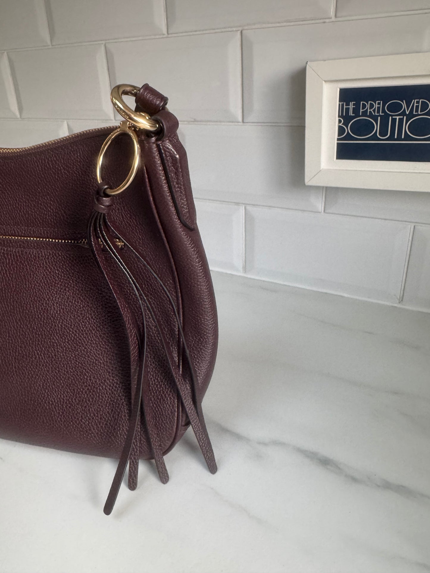 Coach Chaise Crossbody Bag - Burgundy