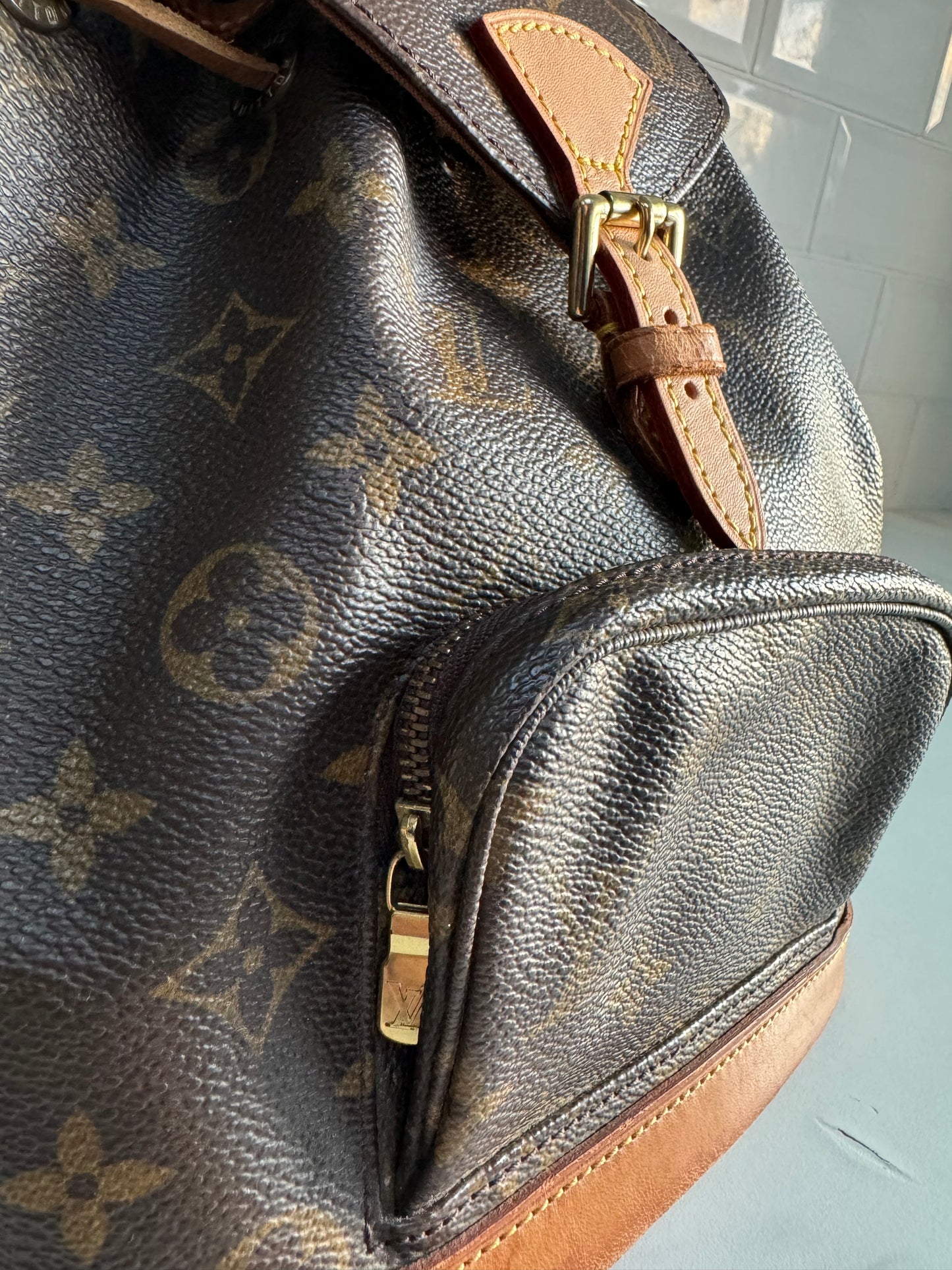 Louis Vuitton Vintage Montsouris Mini Backpack - Monogram