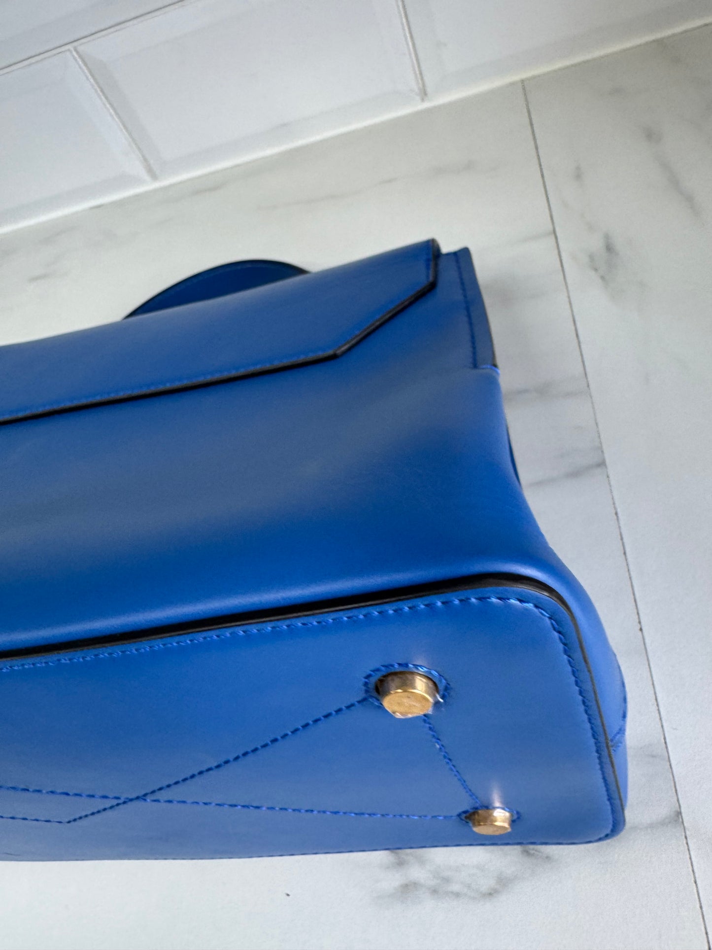 Mulberry Small Seaton - Porcelain Blue