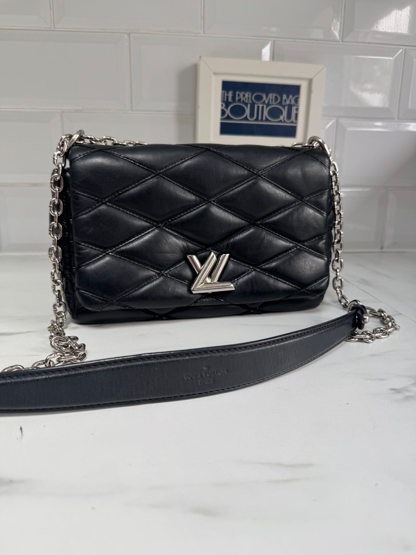 Louis Vuitton Go-14 Malletage PM Quilted Leather - Black