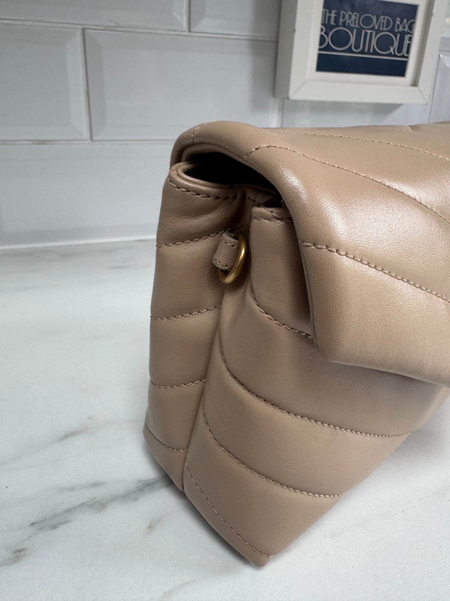 Saint Laurent Toy Lou Lou - Dark Beige