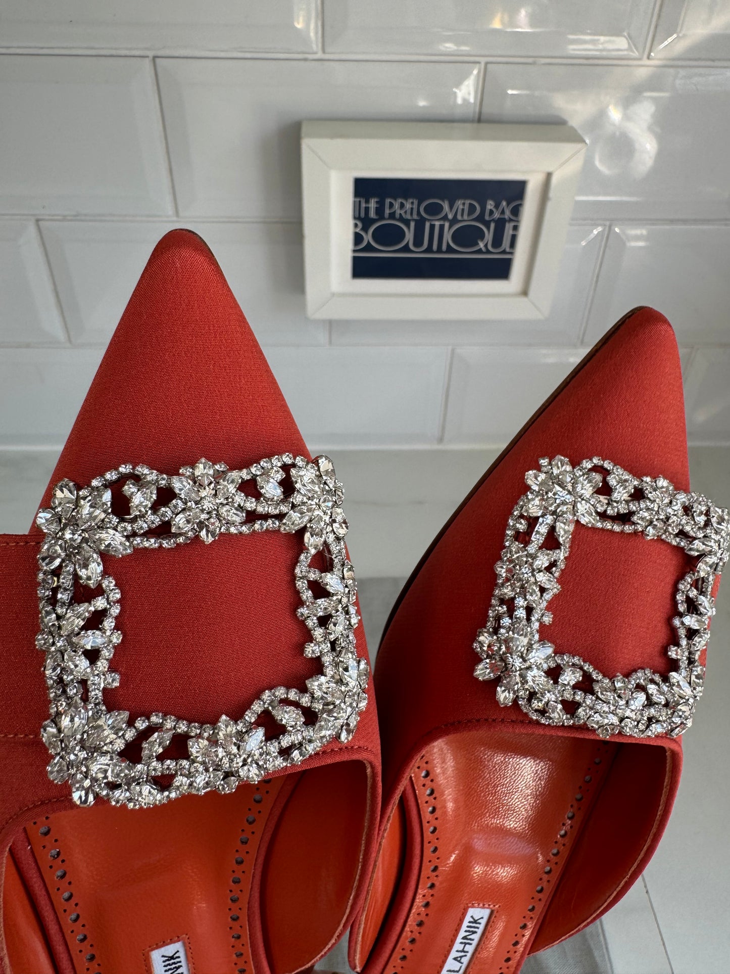Manolo Blahnik Hangisimuflat - Orange